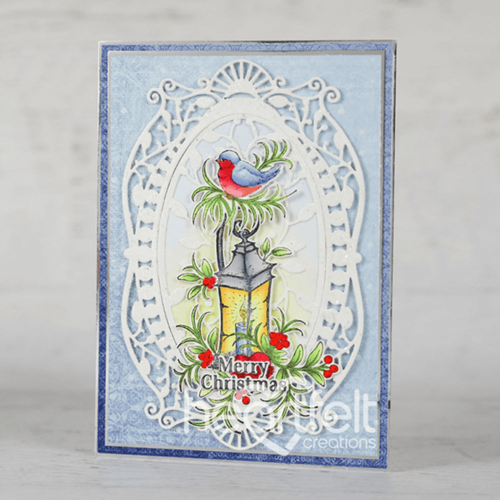 Christmas Lantern Cling Stamp Set