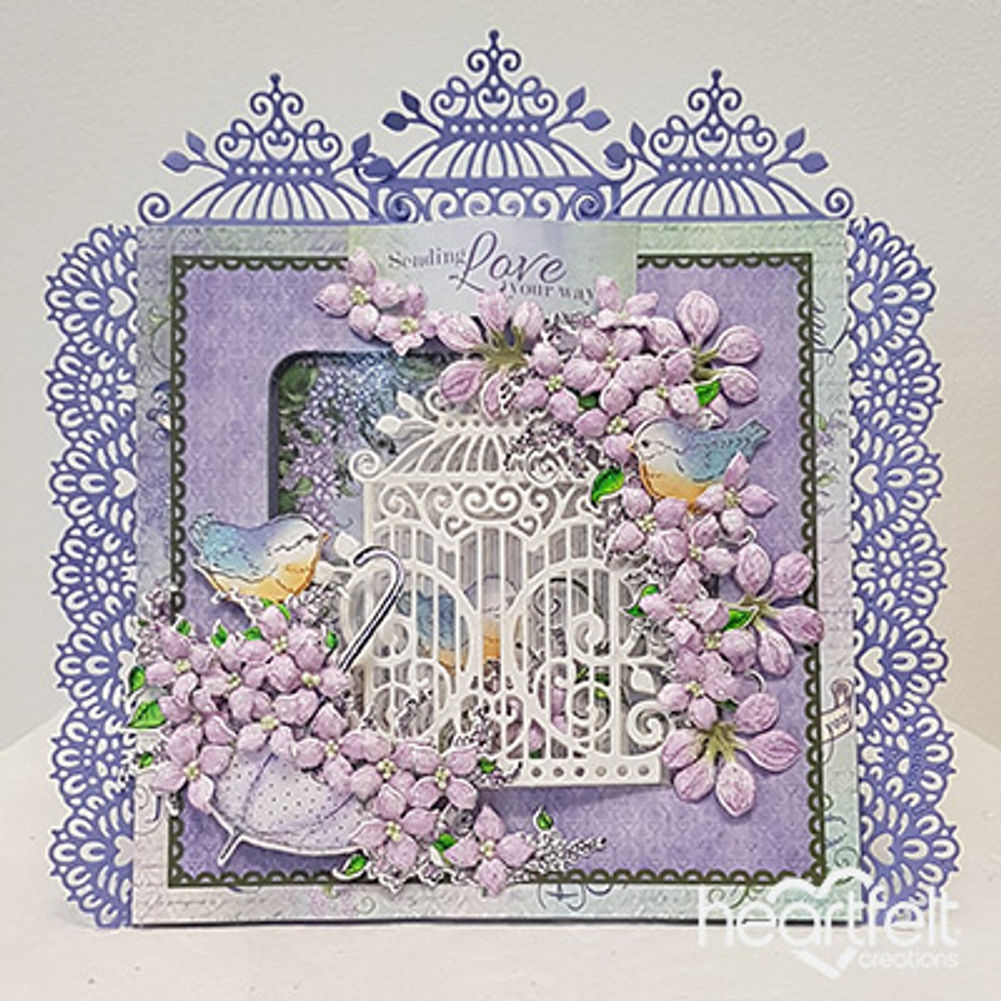 Lush Lilac & Umbrella Spray - Stamp