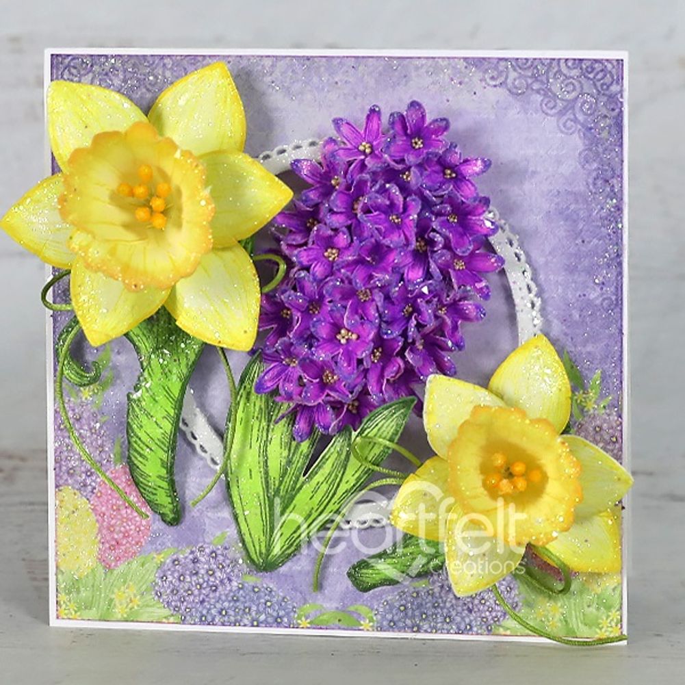 Spring Daffodil Cling Stamp Set