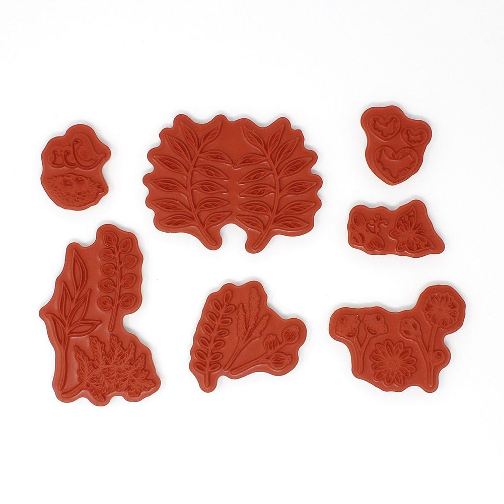 Summer Wreath Accents Cling Stamp Set