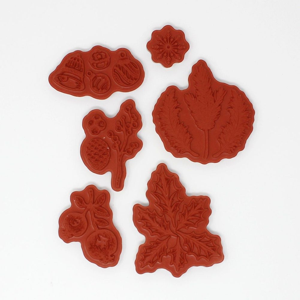 Winter Wreath Accents Cling Stamp Set