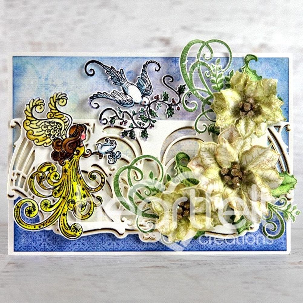 Joyous Noel Angel Cling Stamp Set