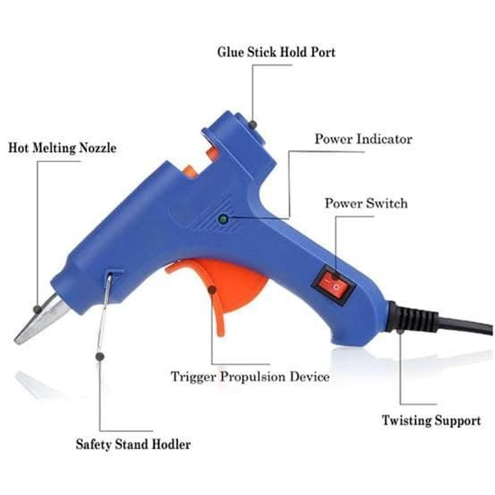 Mini Hot Melt Glue Gun (20W)
