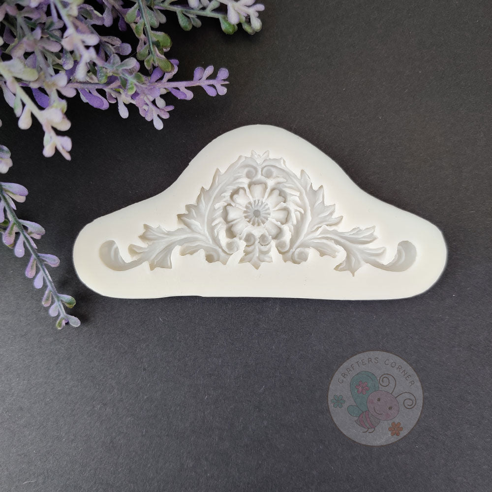 Head Swirl Motif - Silicon Mould