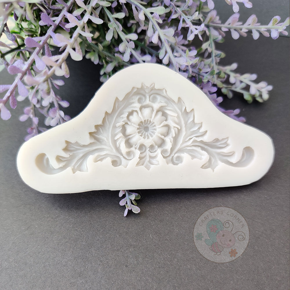 Head Swirl Motif - Silicon Mould