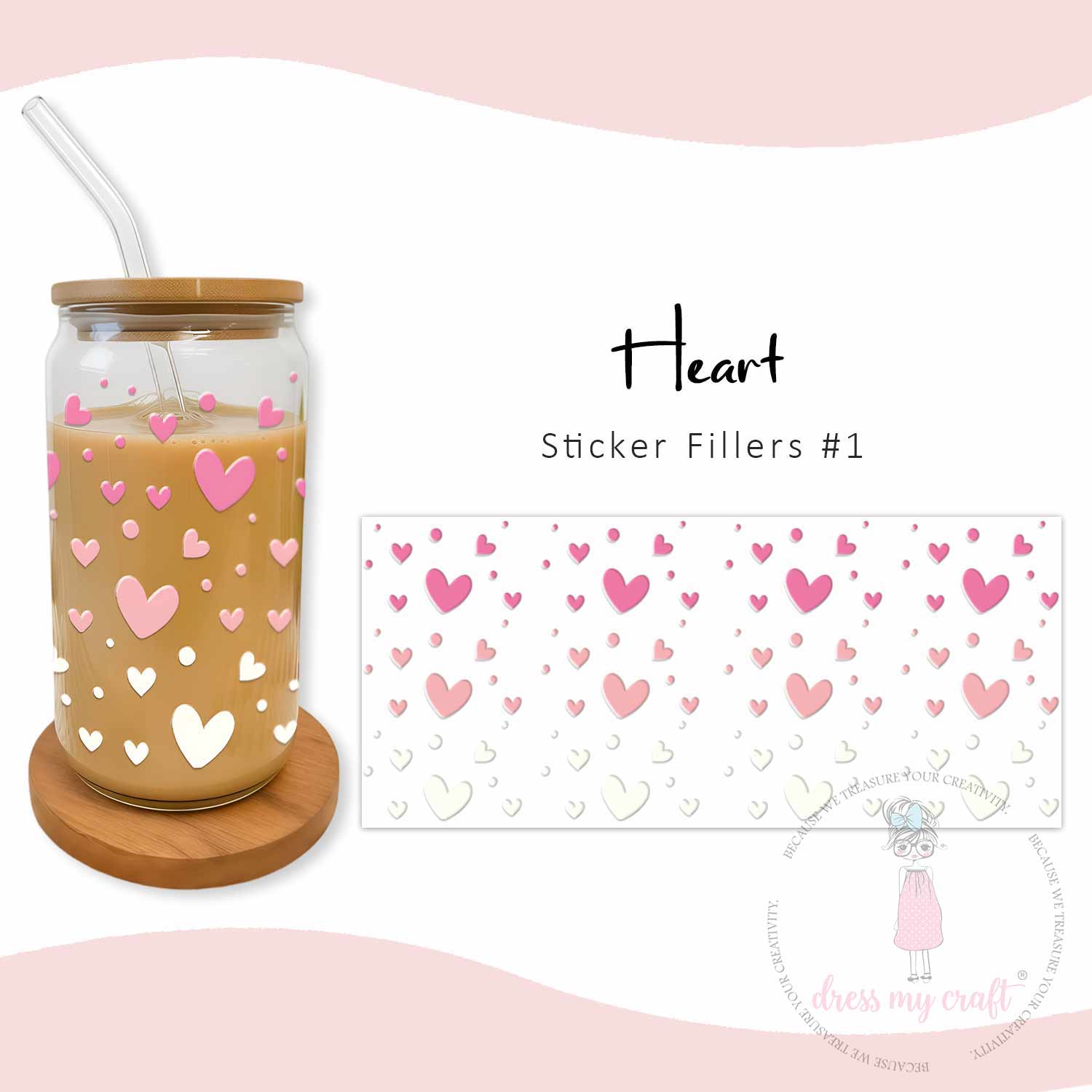 Stick N Peel Stickers- Heart #1