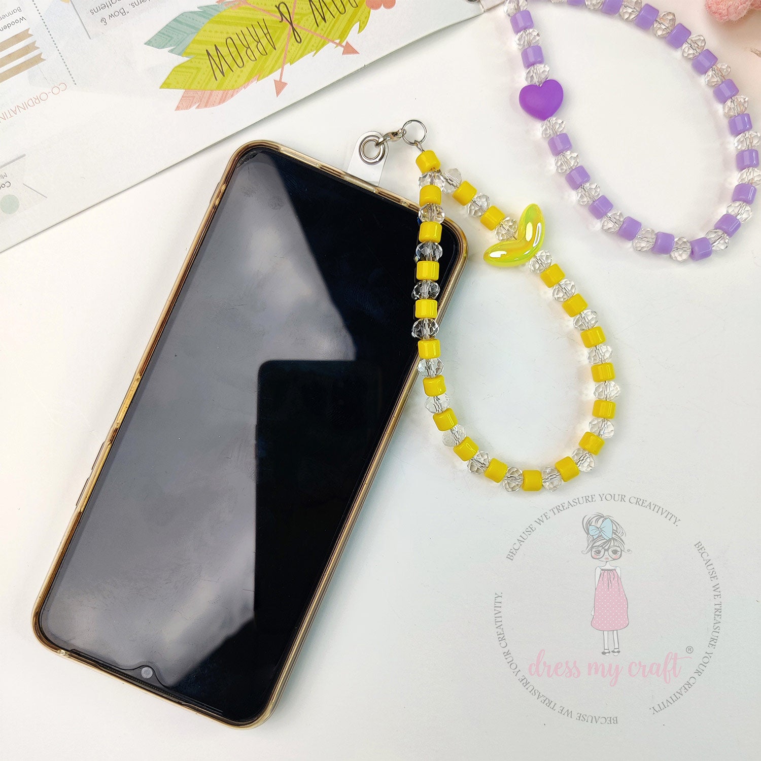 Multicolor Acrylic Cylinder Spacer Beads