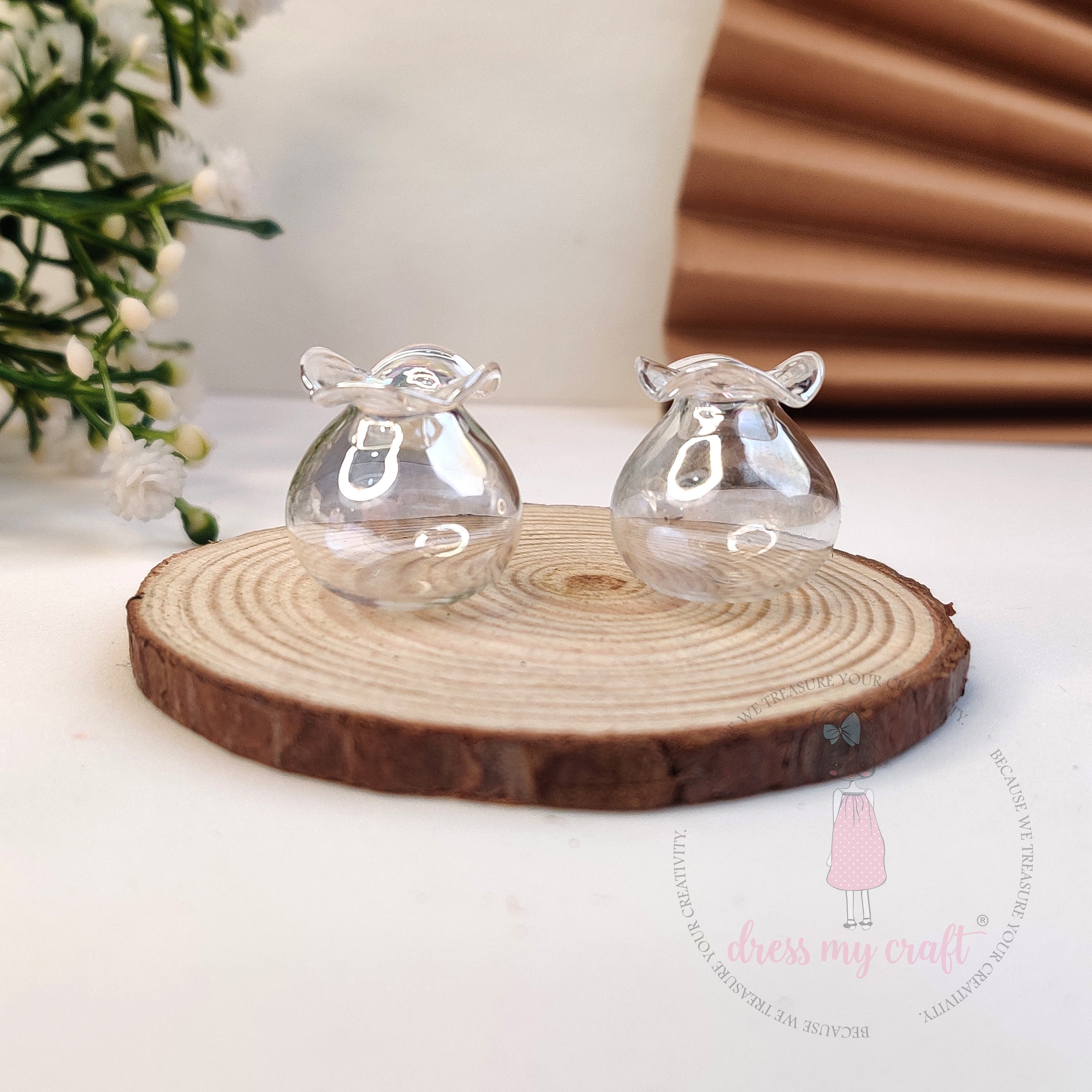 Mini Flower Vase – Crystal Wave