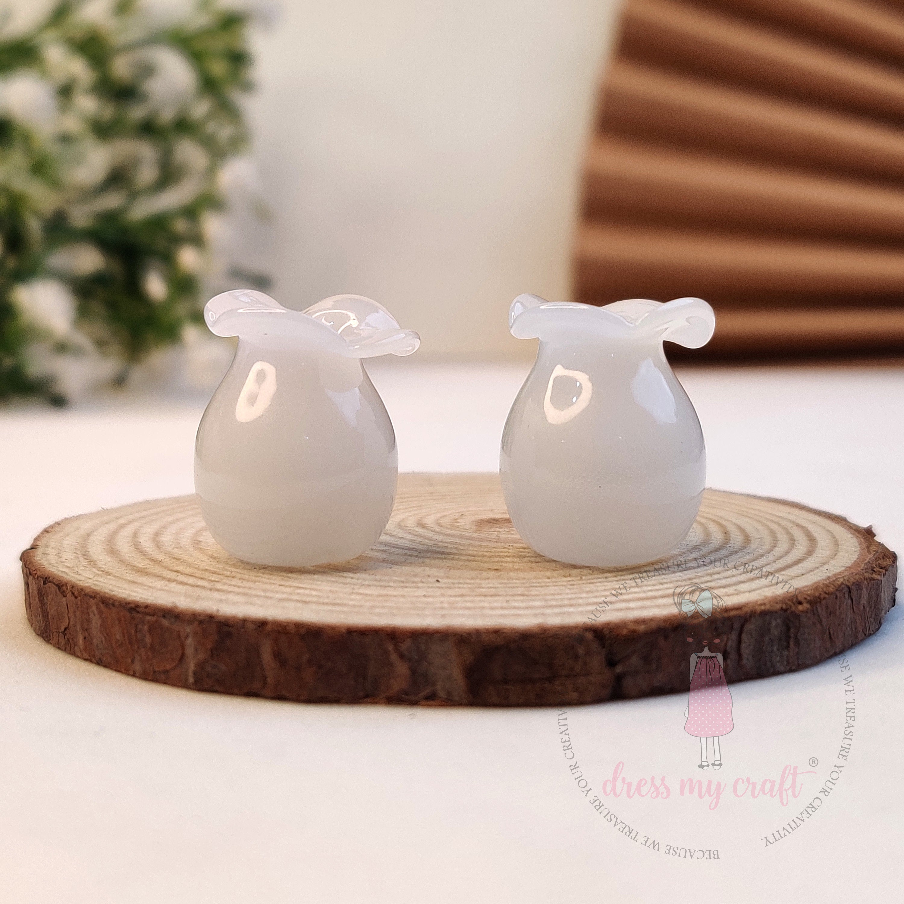 Mini flower vase - frosted