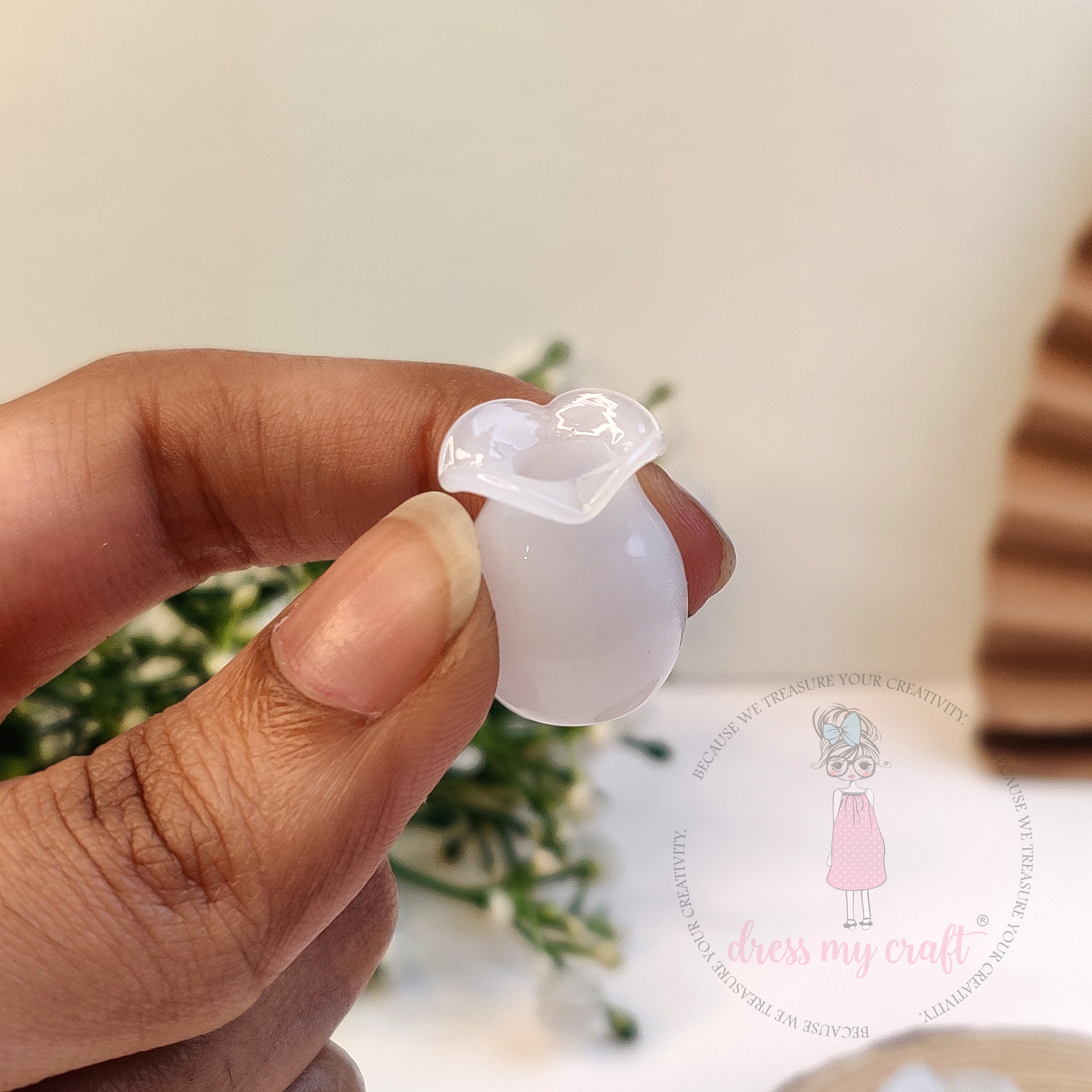Mini flower vase - frosted