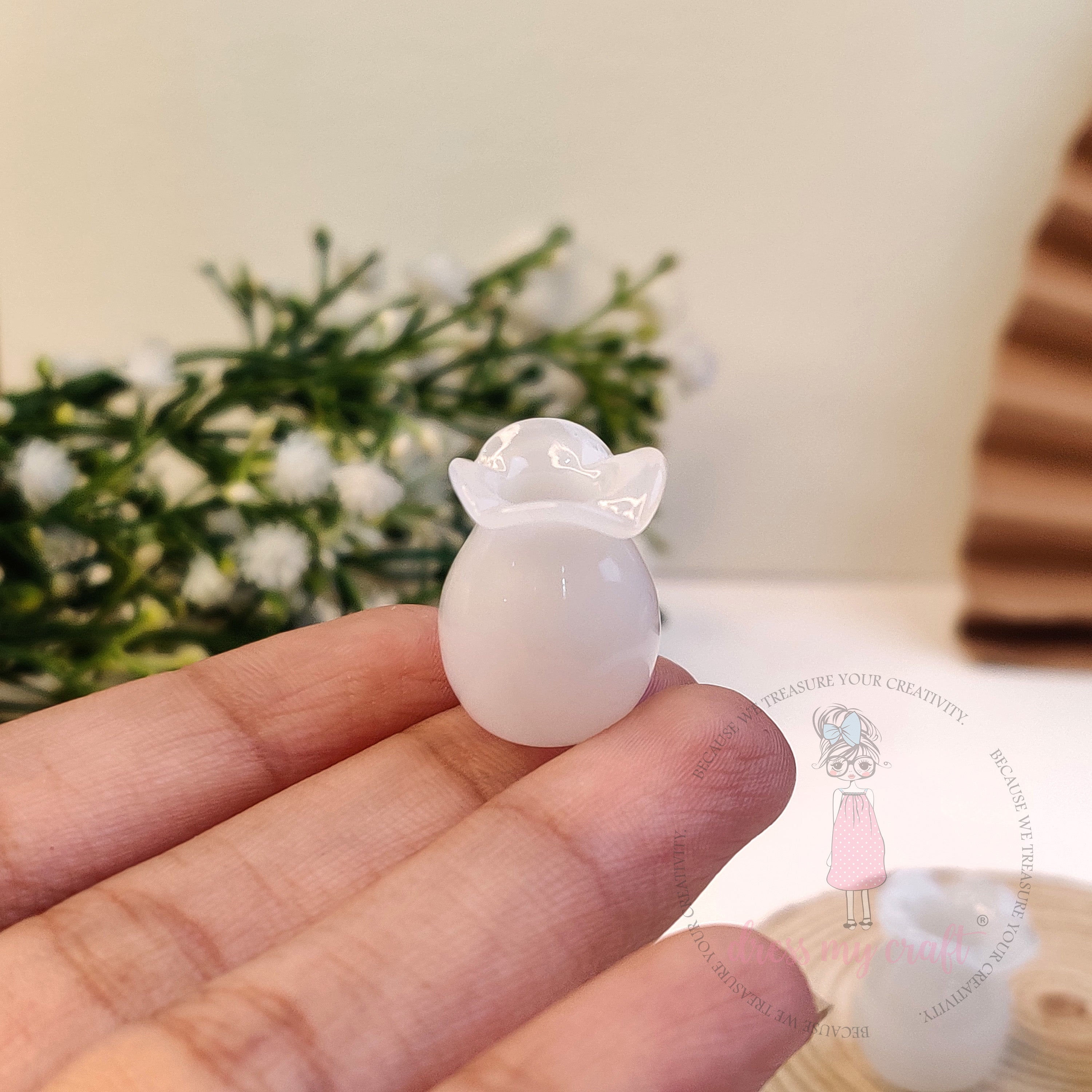 Mini flower vase - frosted