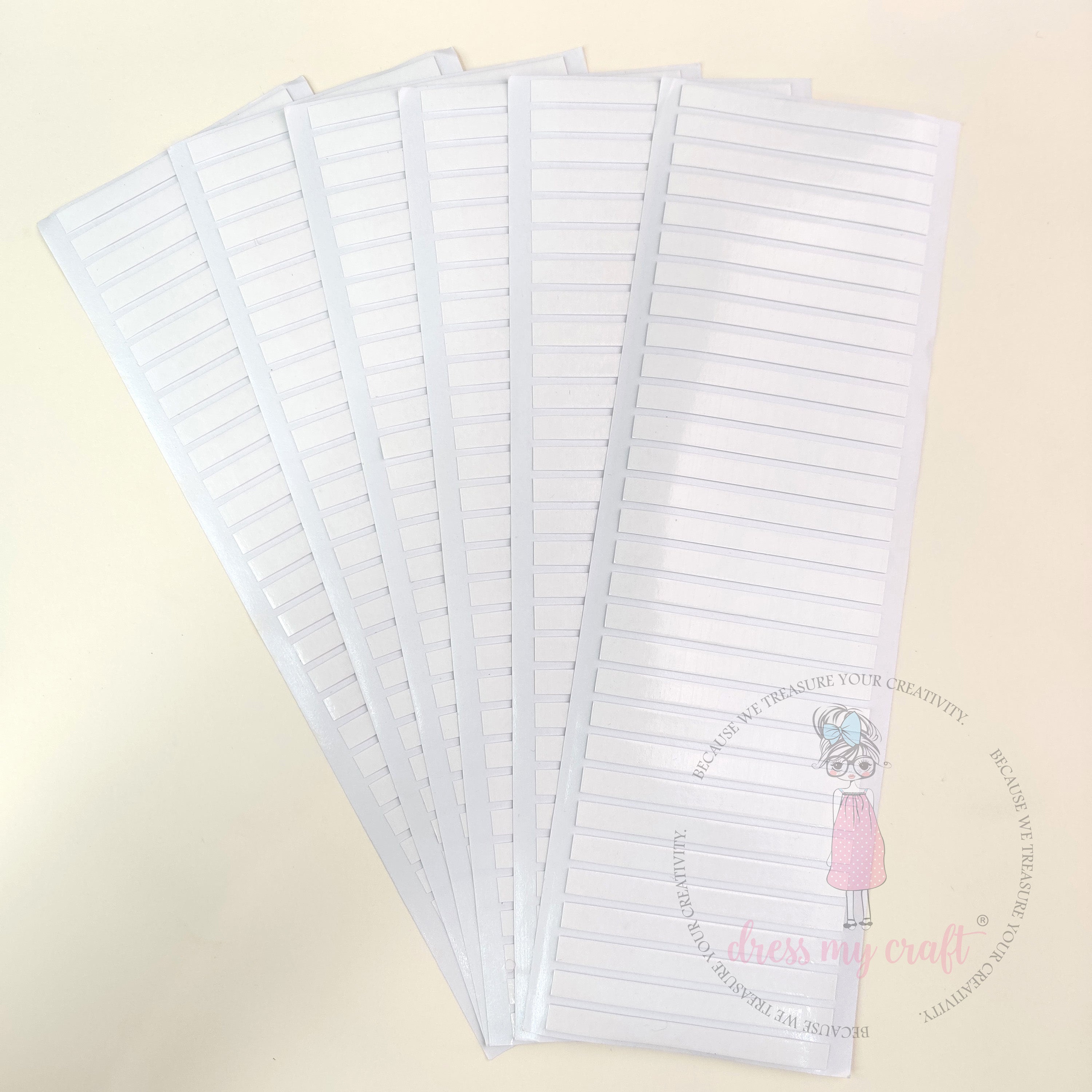 Double-Sided Adhesive Strips - .6 × 6.8 cm