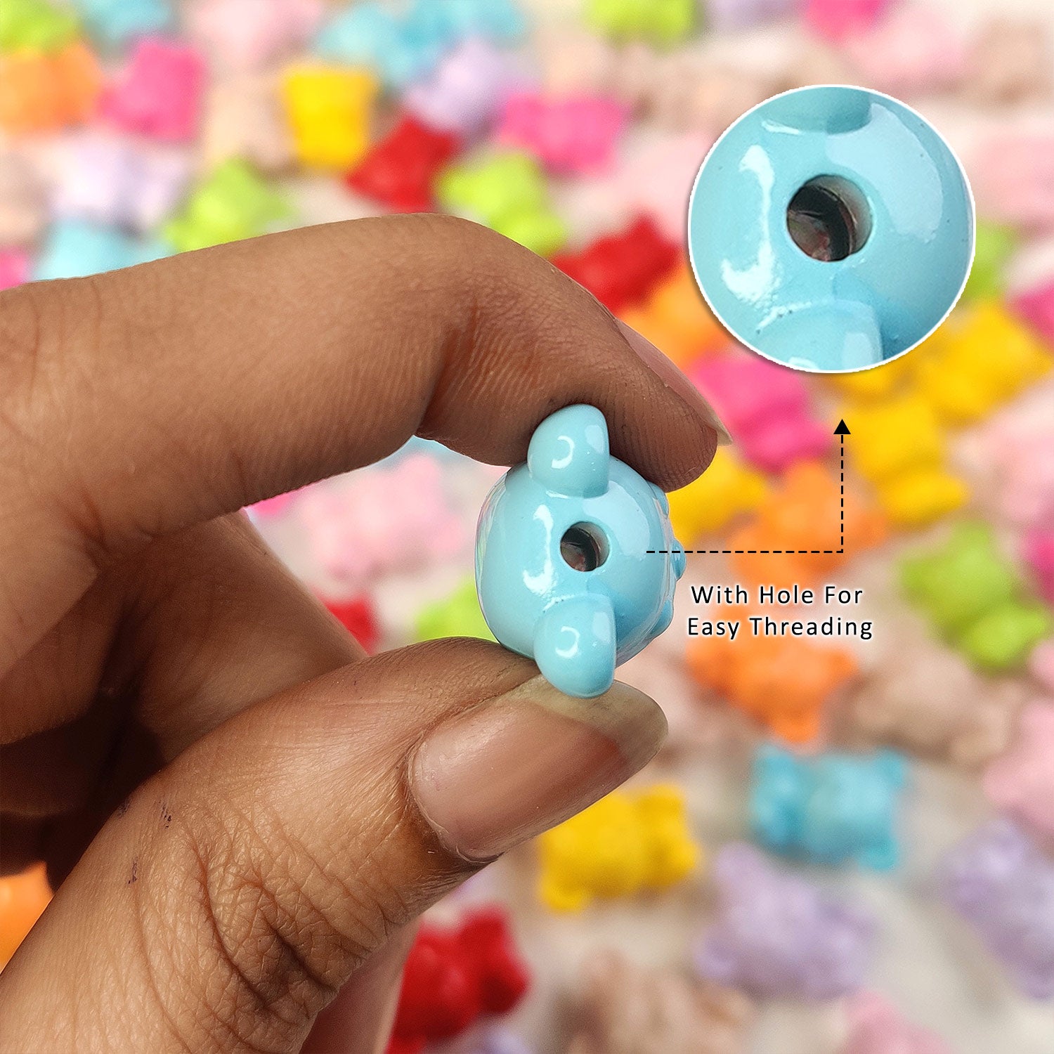 Candy Gloss Teddy Beads