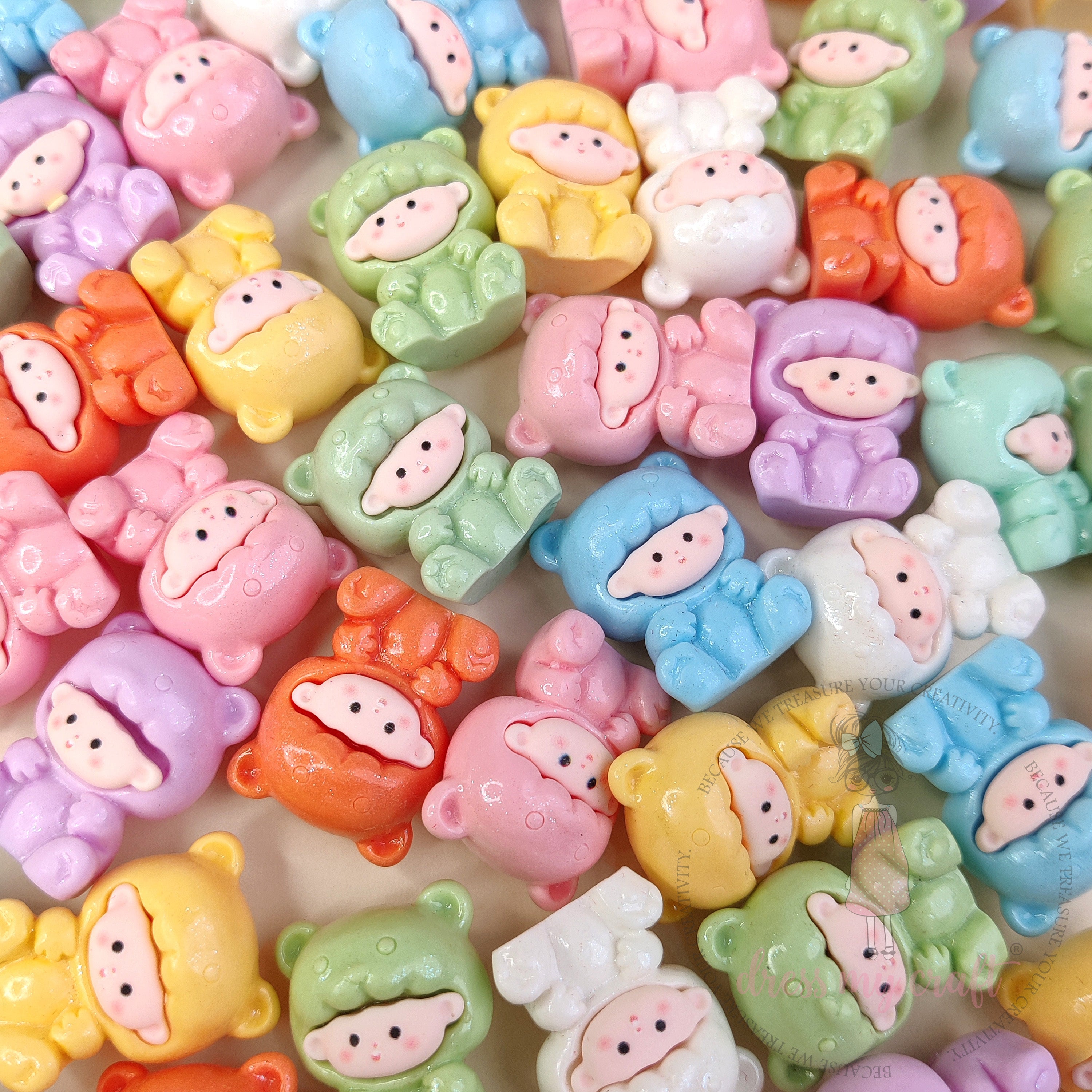 Miniature Pastel Bear Babies