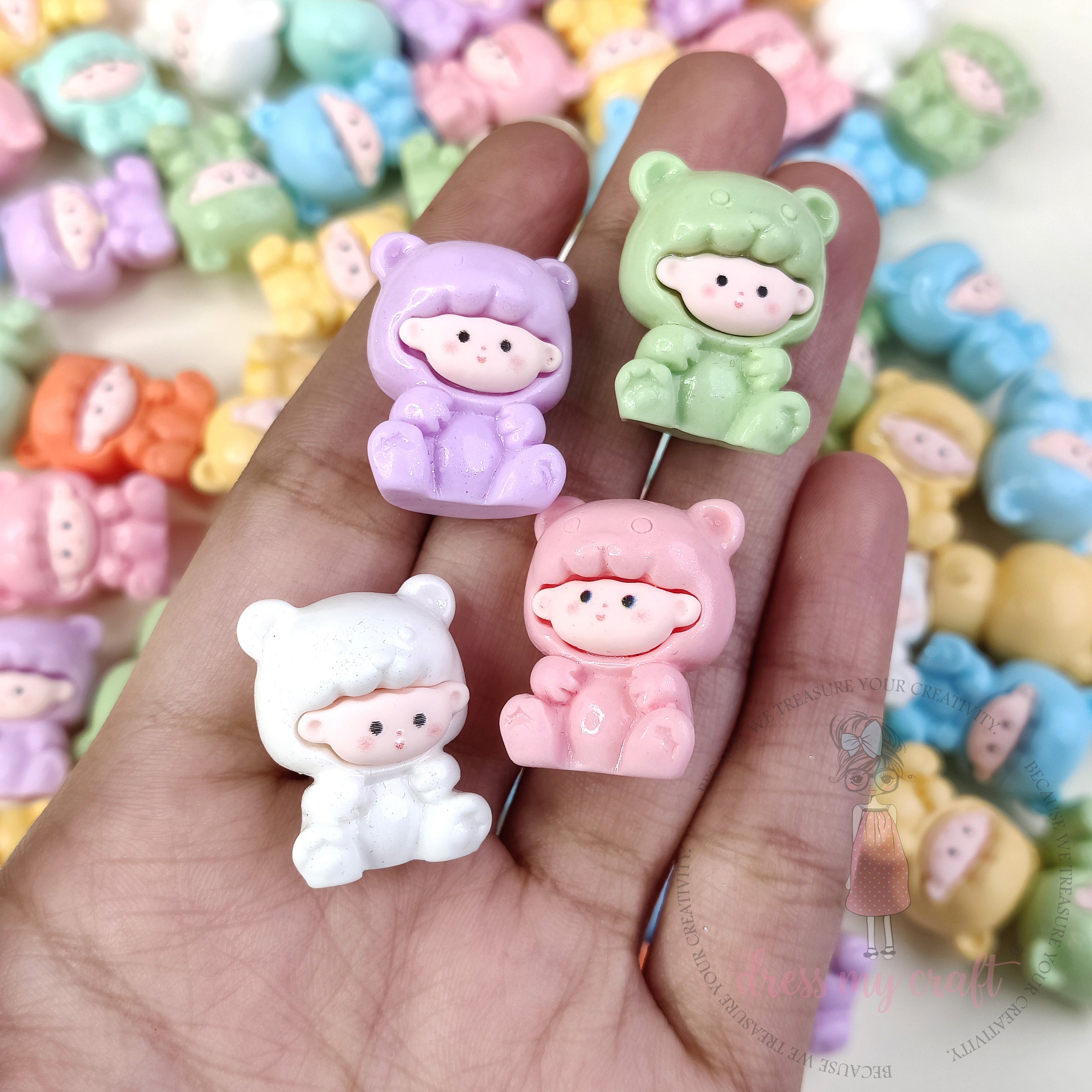 Miniature Pastel Bear Babies