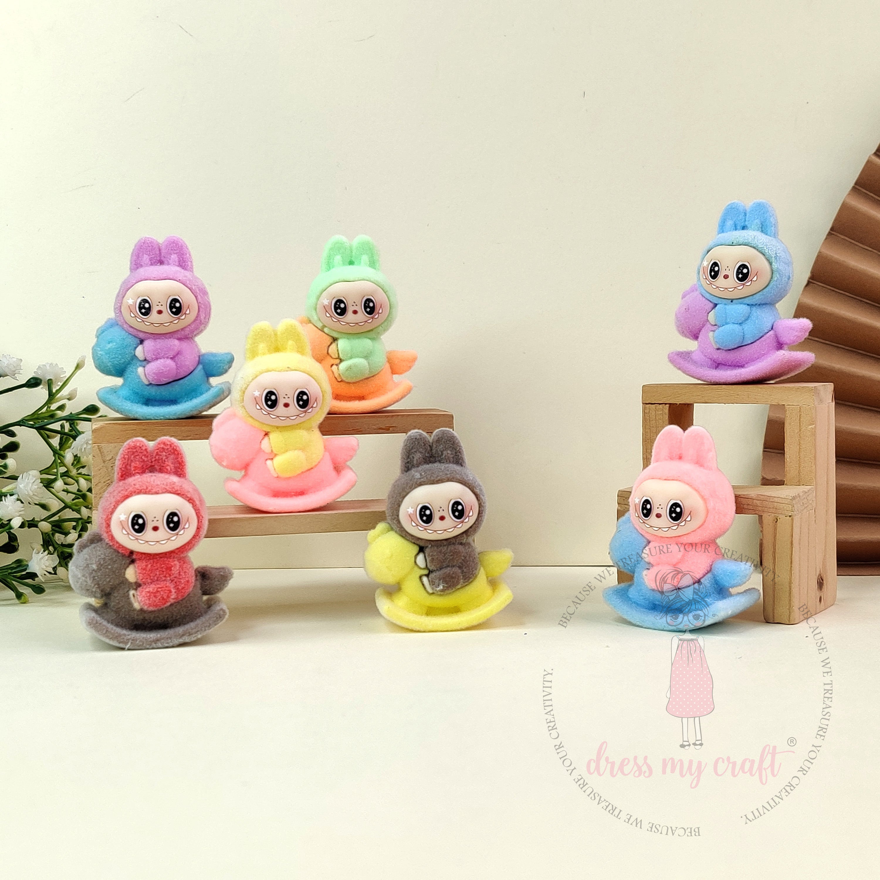 Rocking horse labubu