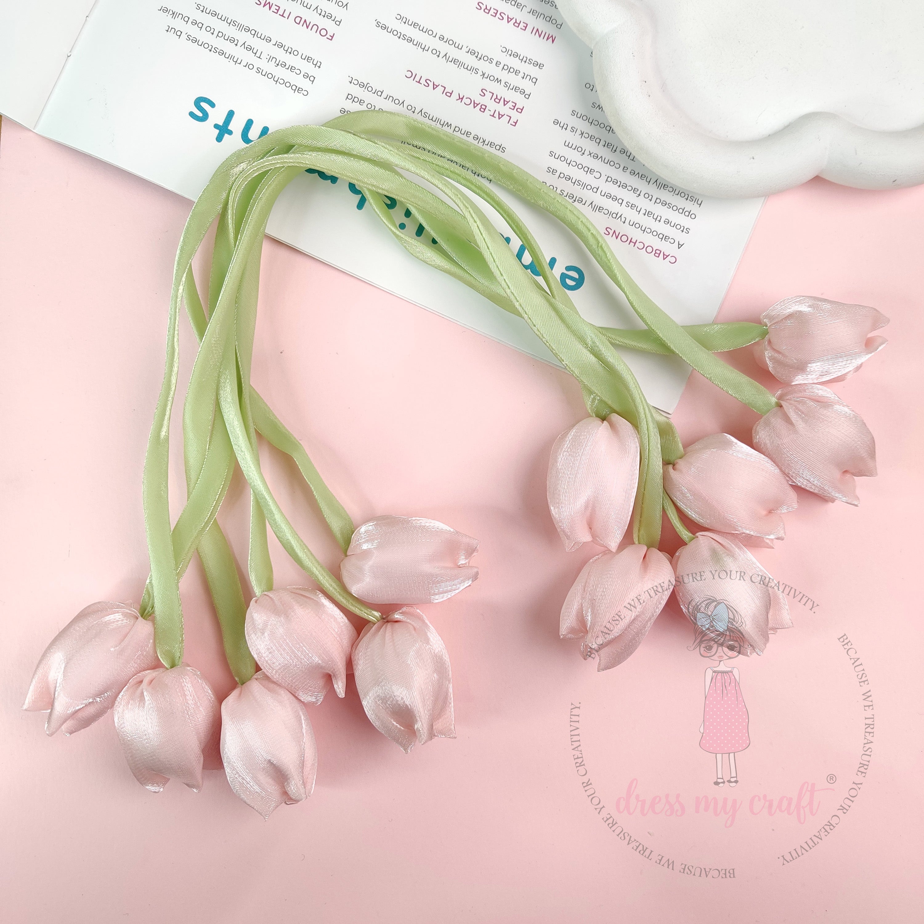 Blush Pink Tulip Stems