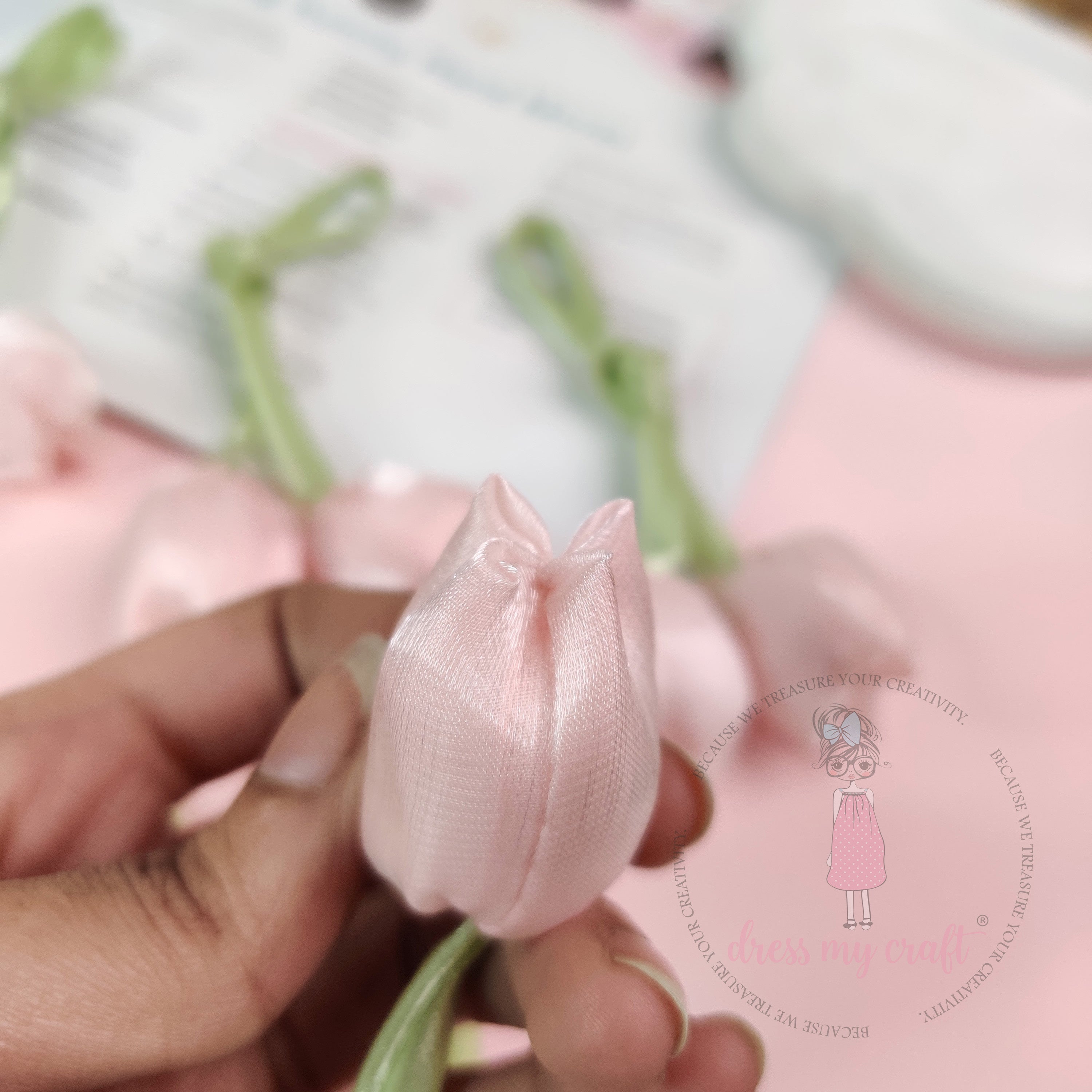 Blush Pink Tulip Stems