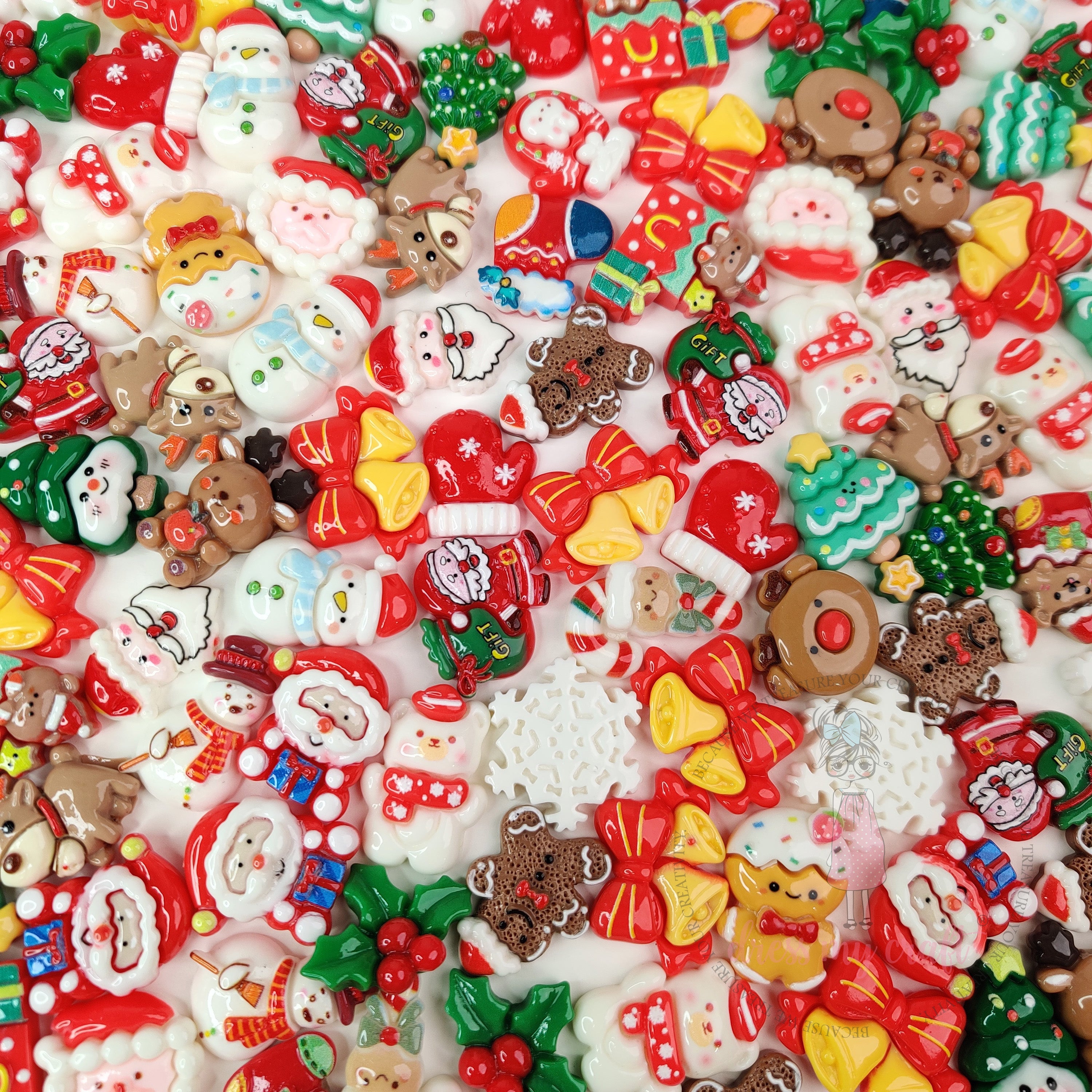 Mix Christmas Cabochons