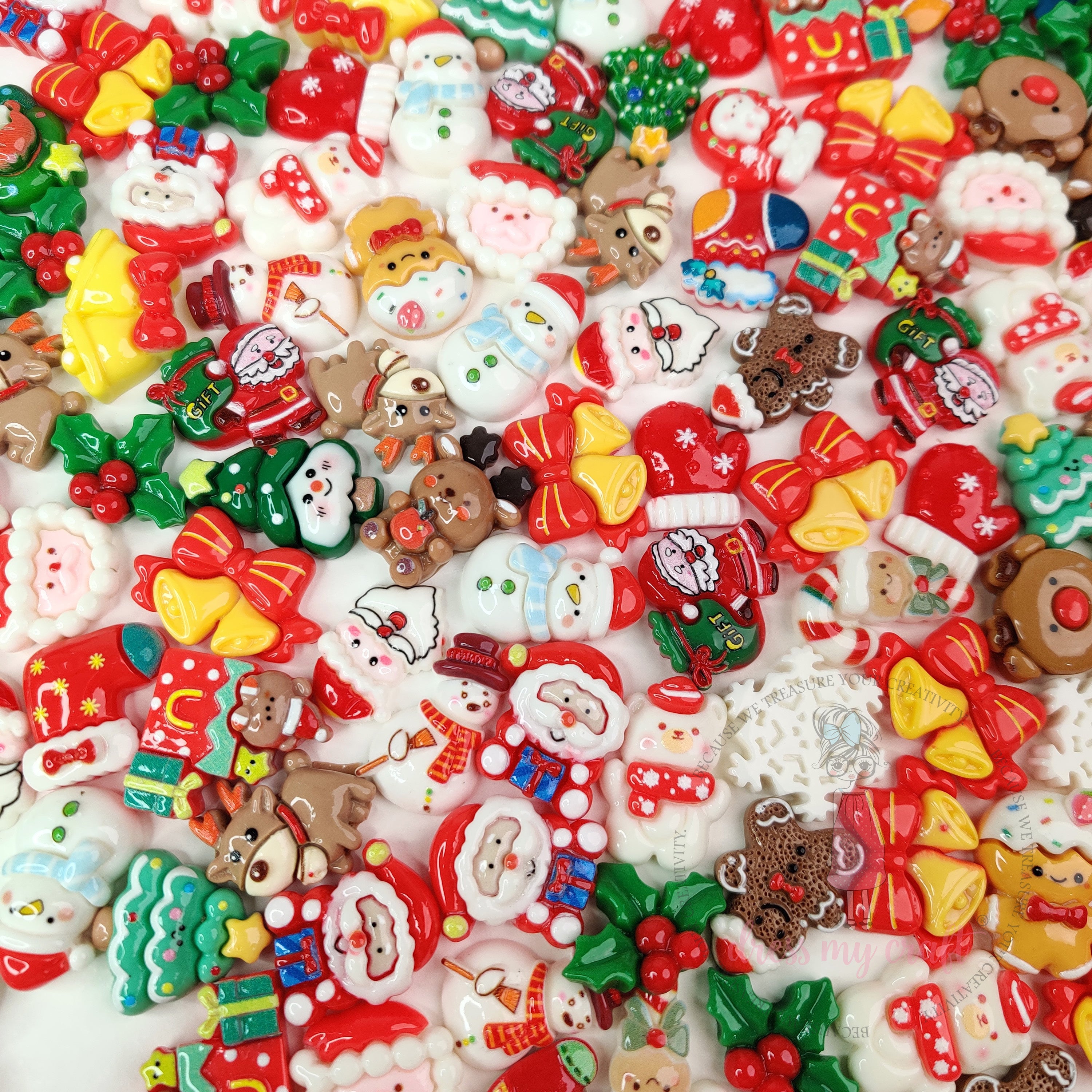 Mix Christmas Cabochons