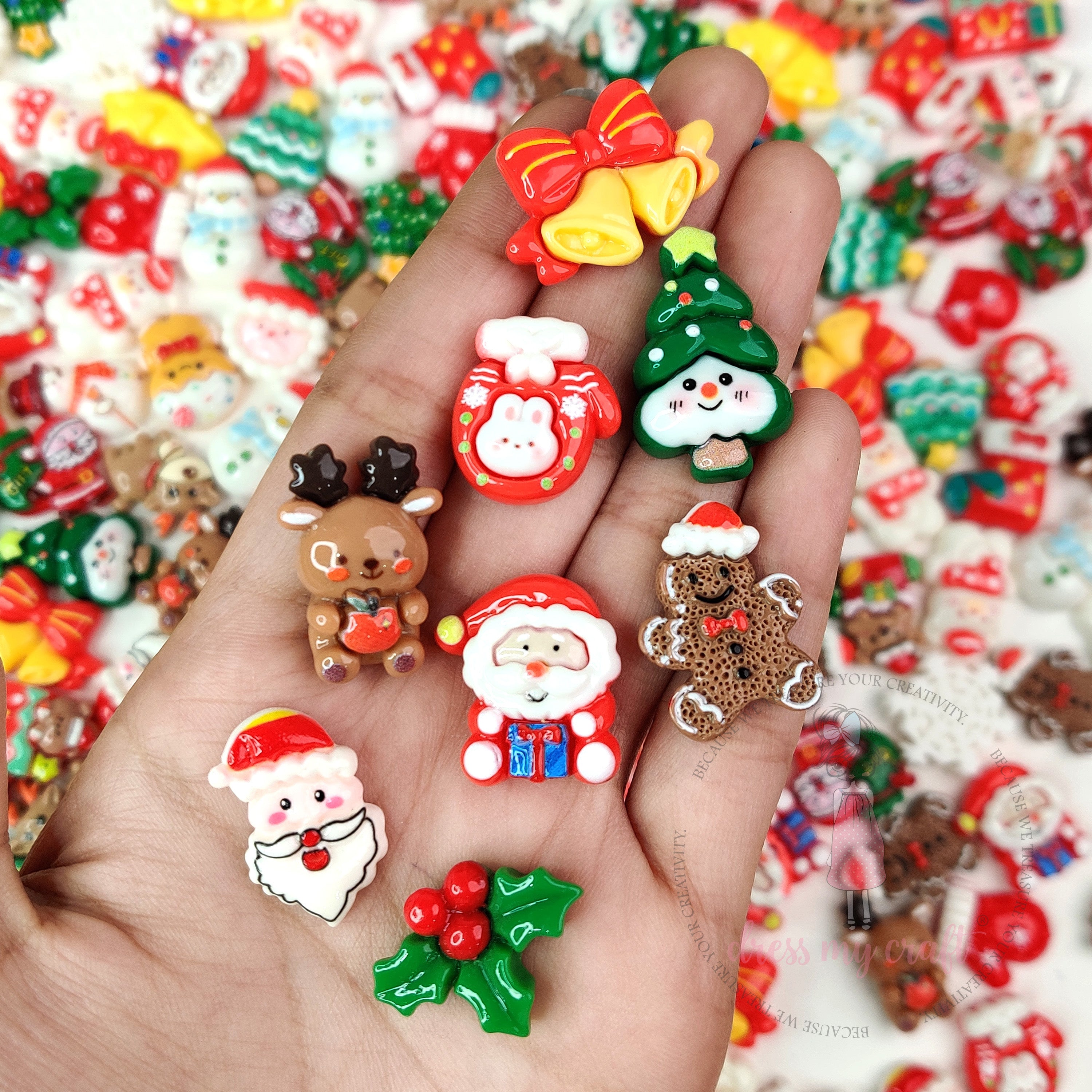 Mix Christmas Cabochons
