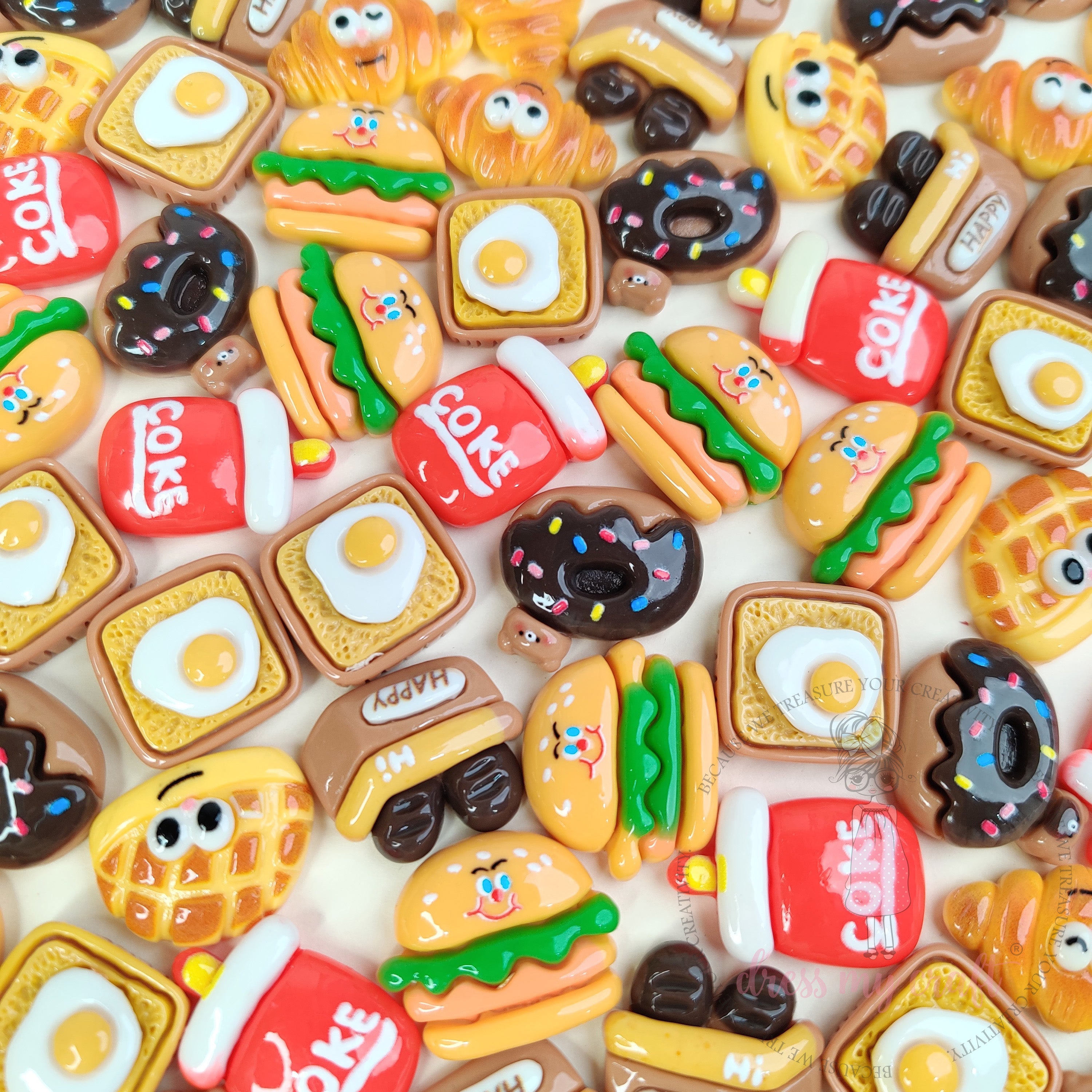 Snack Buddies Cabochons