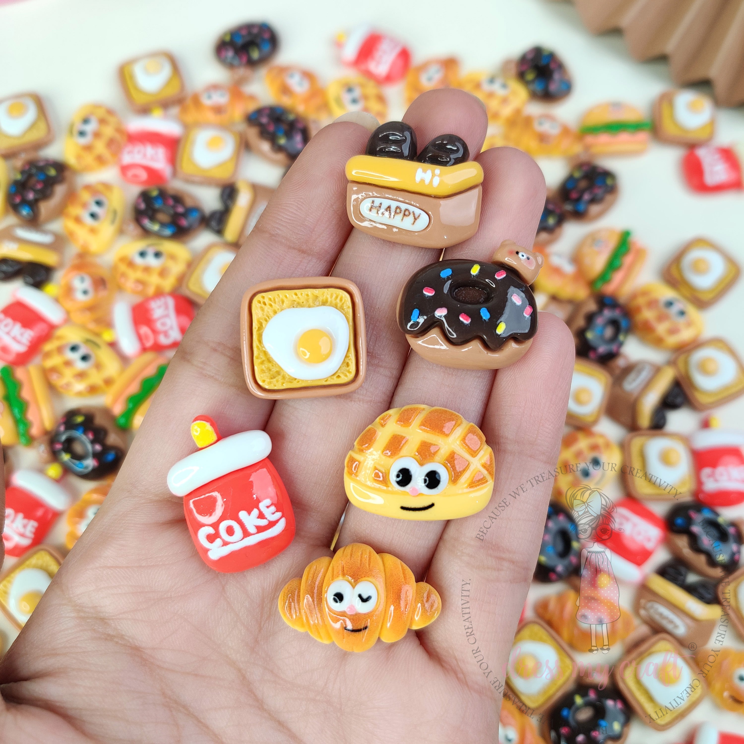 Snack Buddies Cabochons