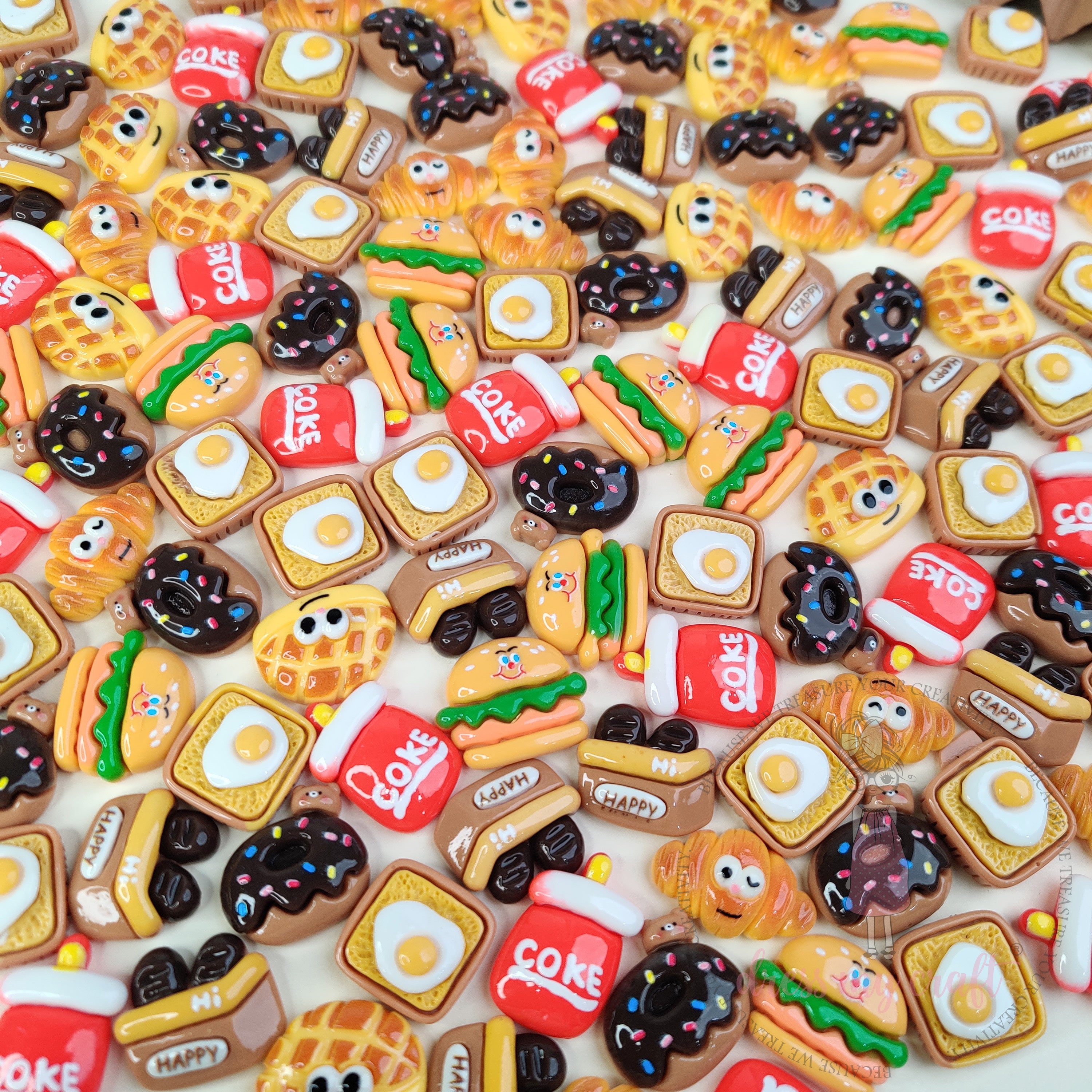 Snack Buddies Cabochons