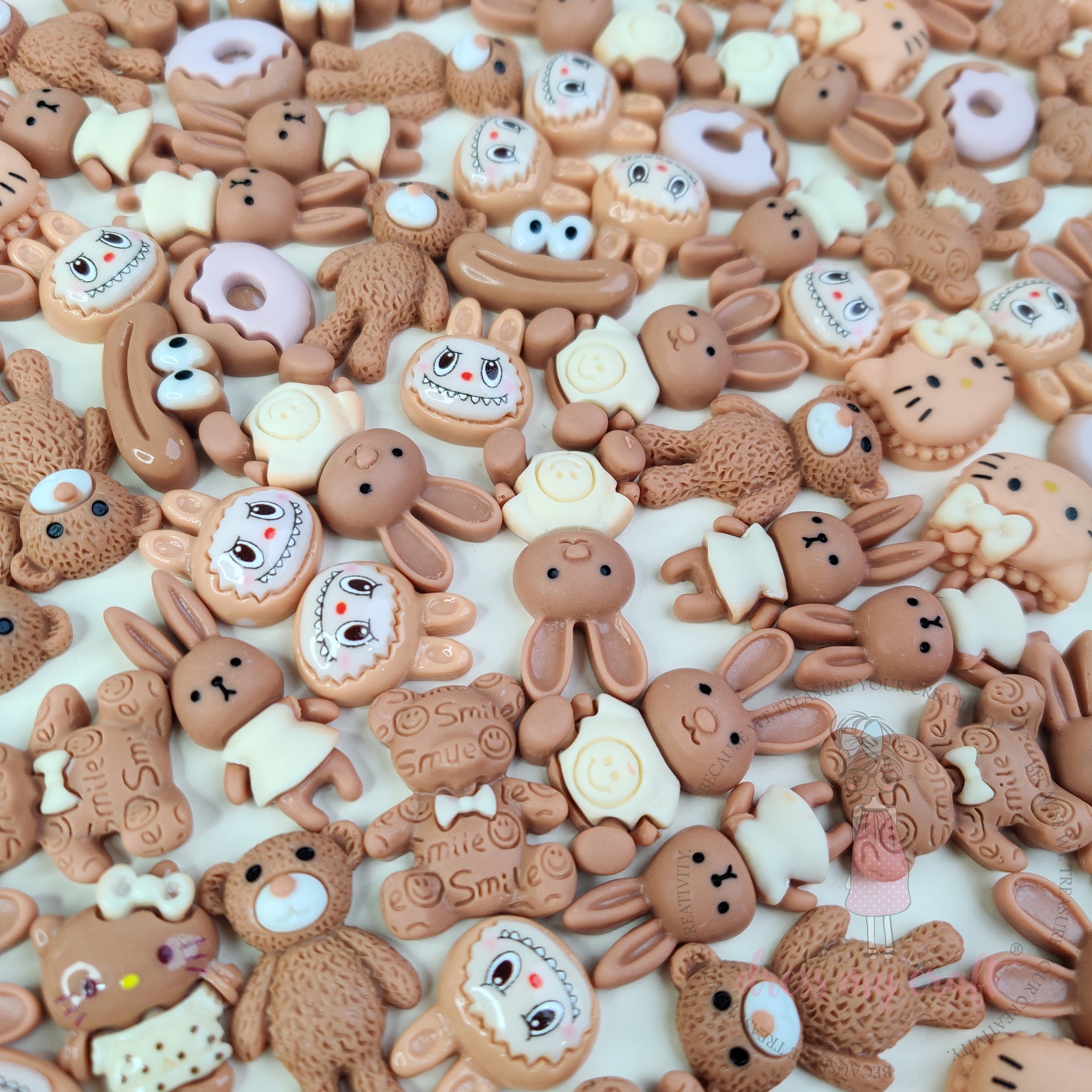 Pastel Plushies Cabochons