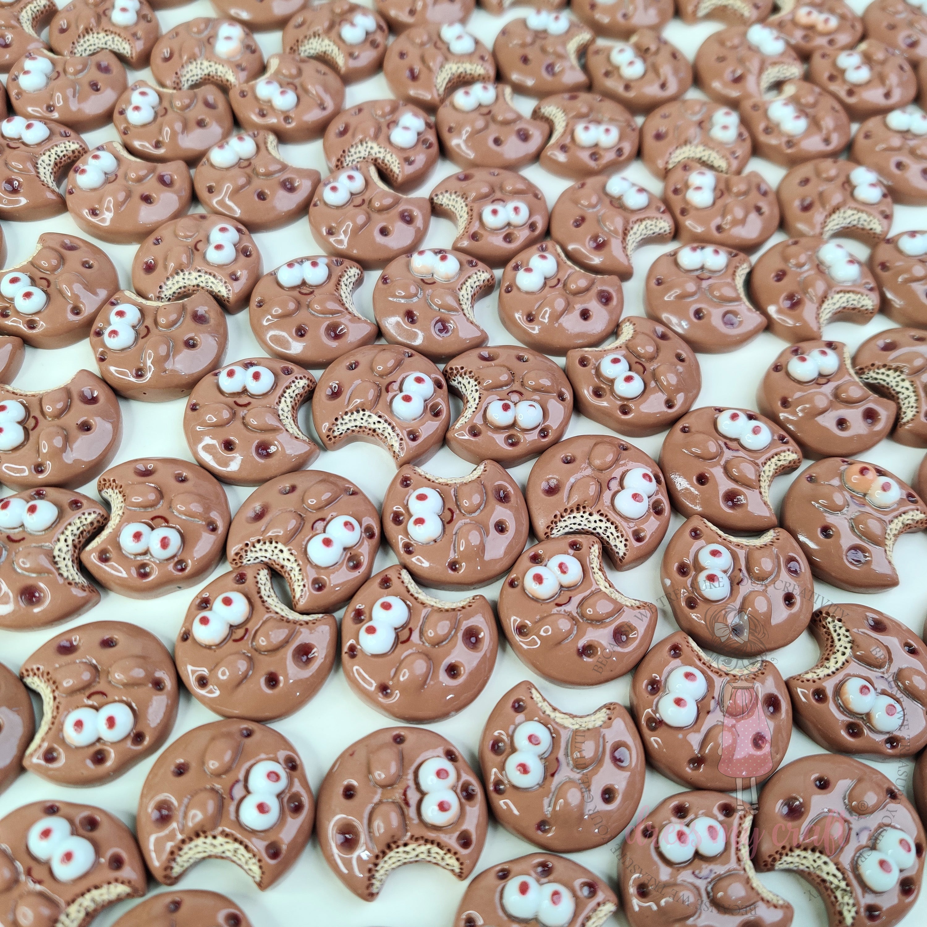 Cookie Bite Cabochons
