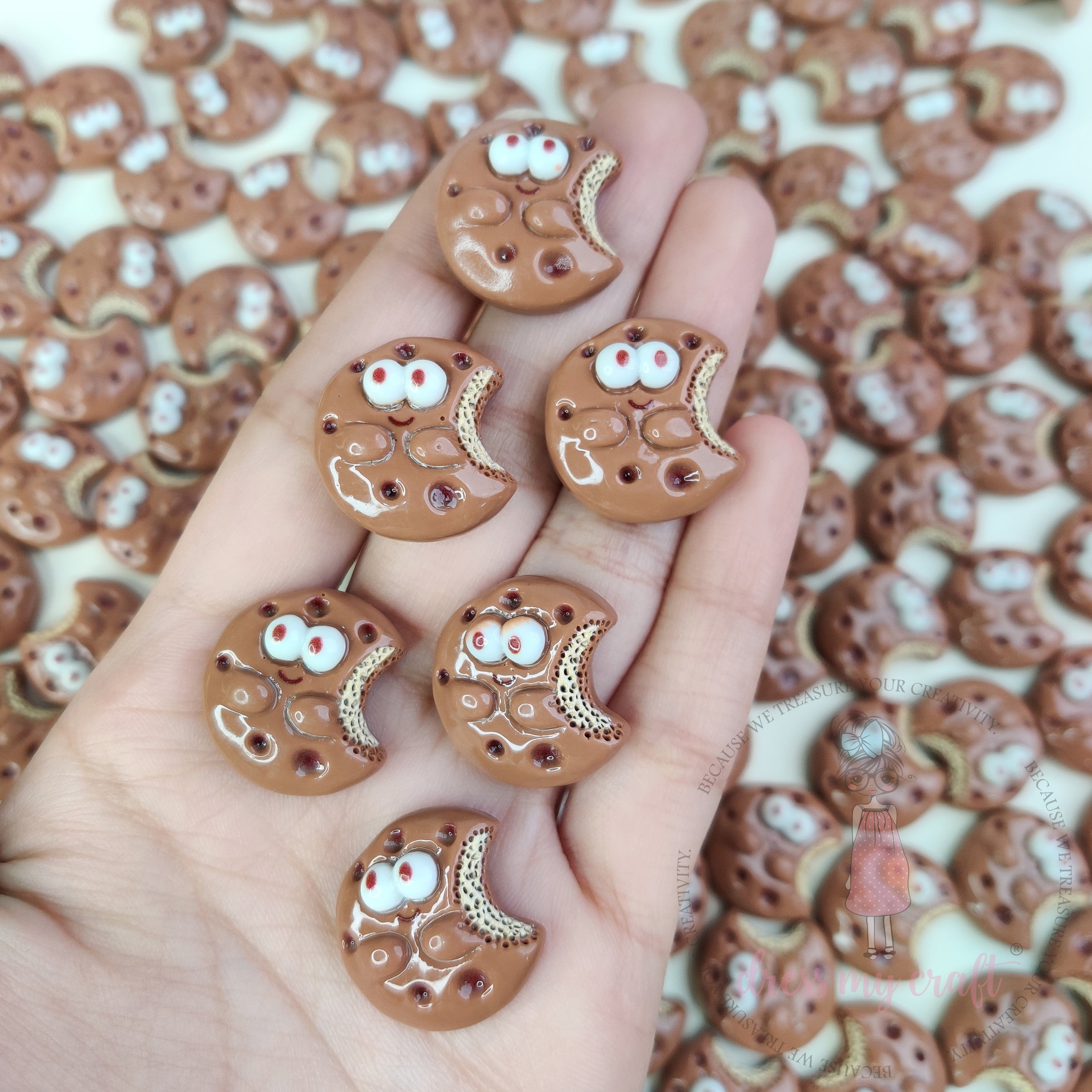 Cookie Bite Cabochons