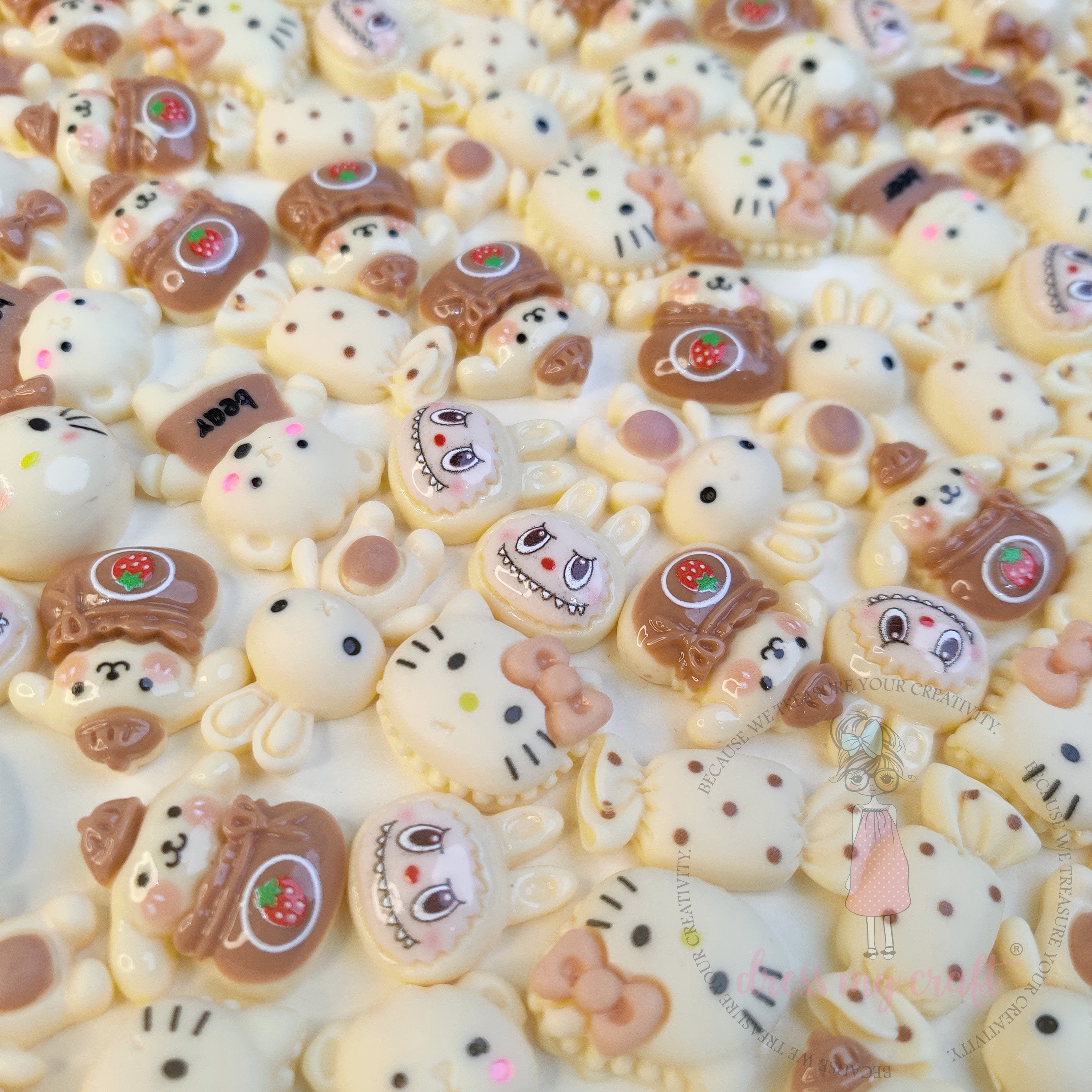 Vanilla Kawaii Cabochons