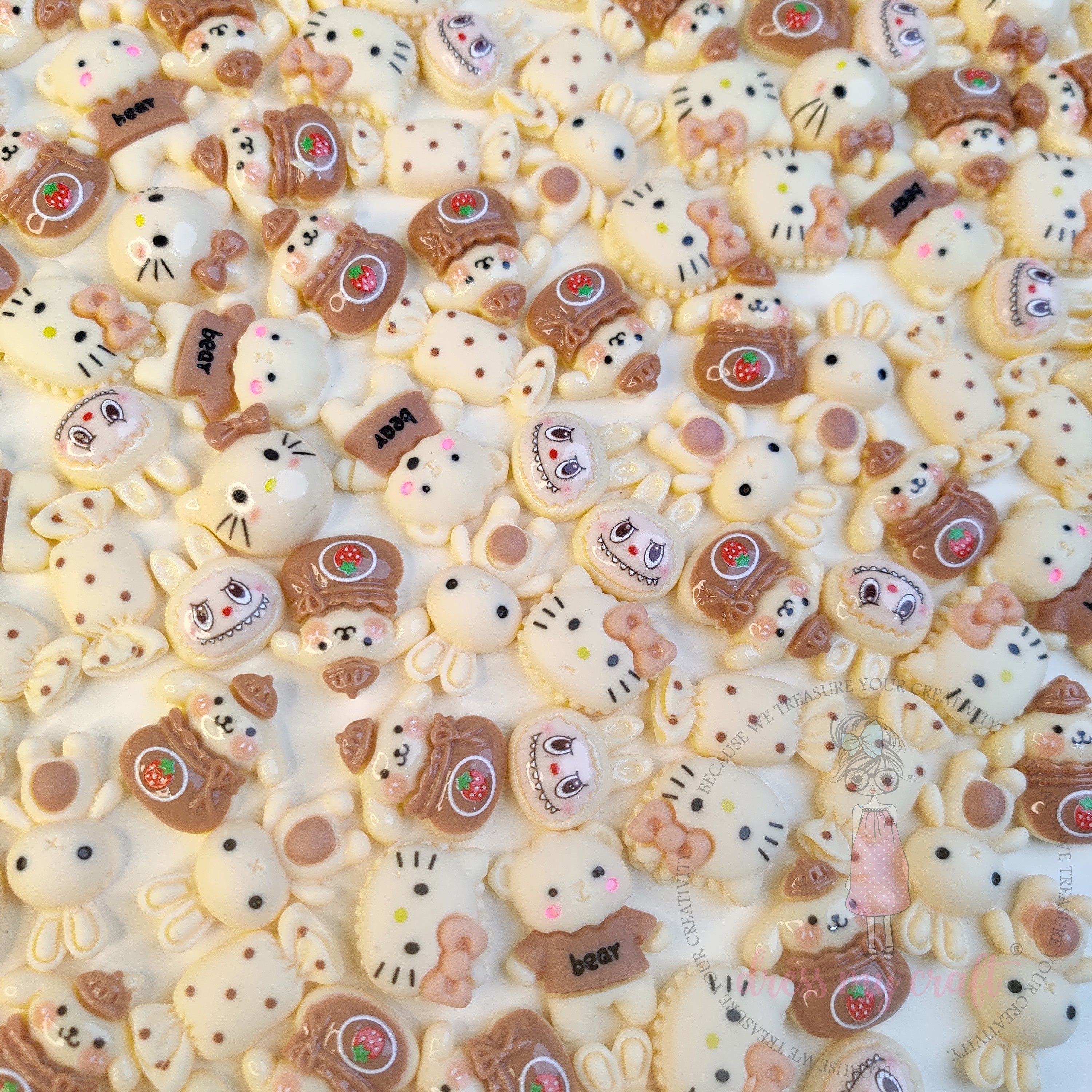 Vanilla Kawaii Cabochons