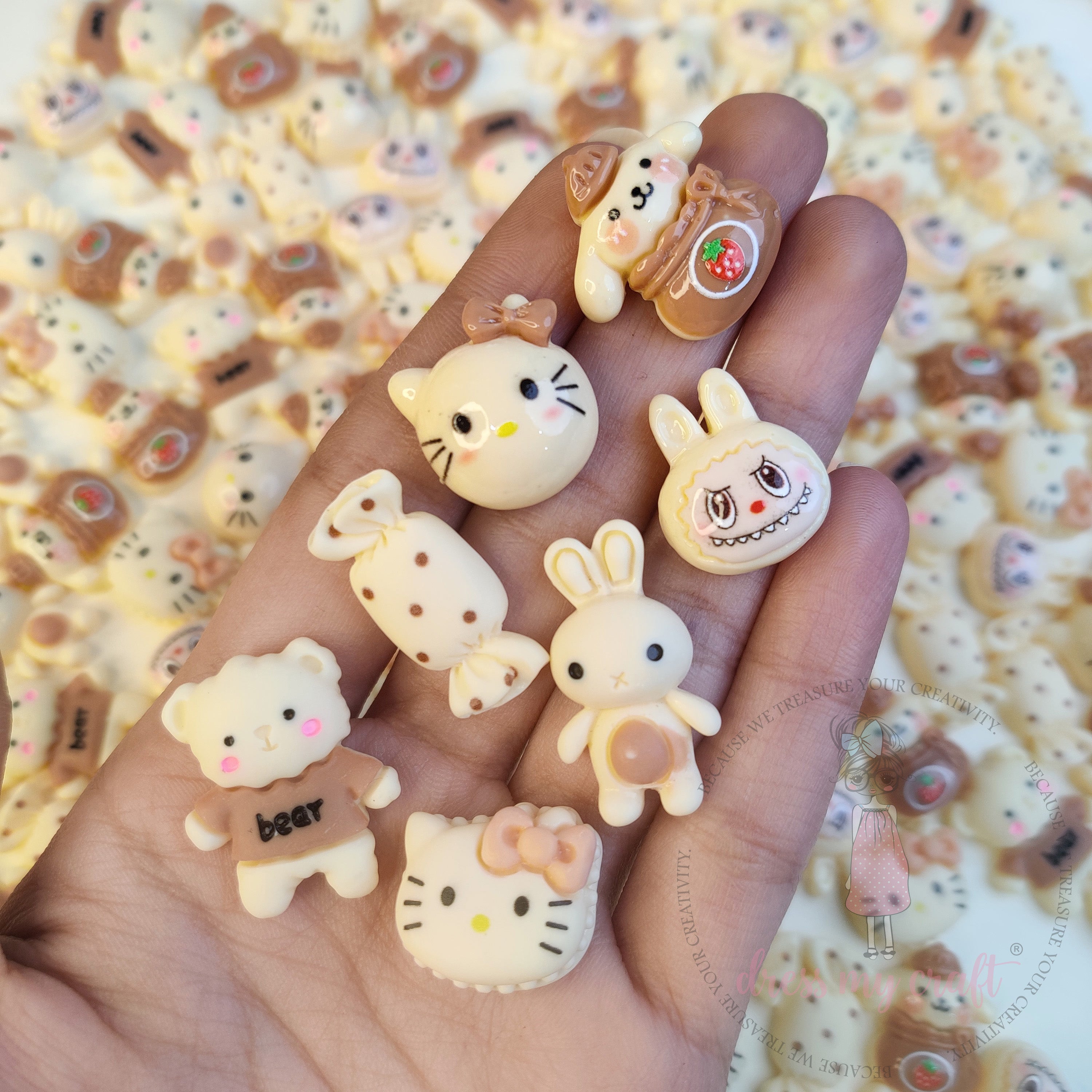Vanilla Kawaii Cabochons