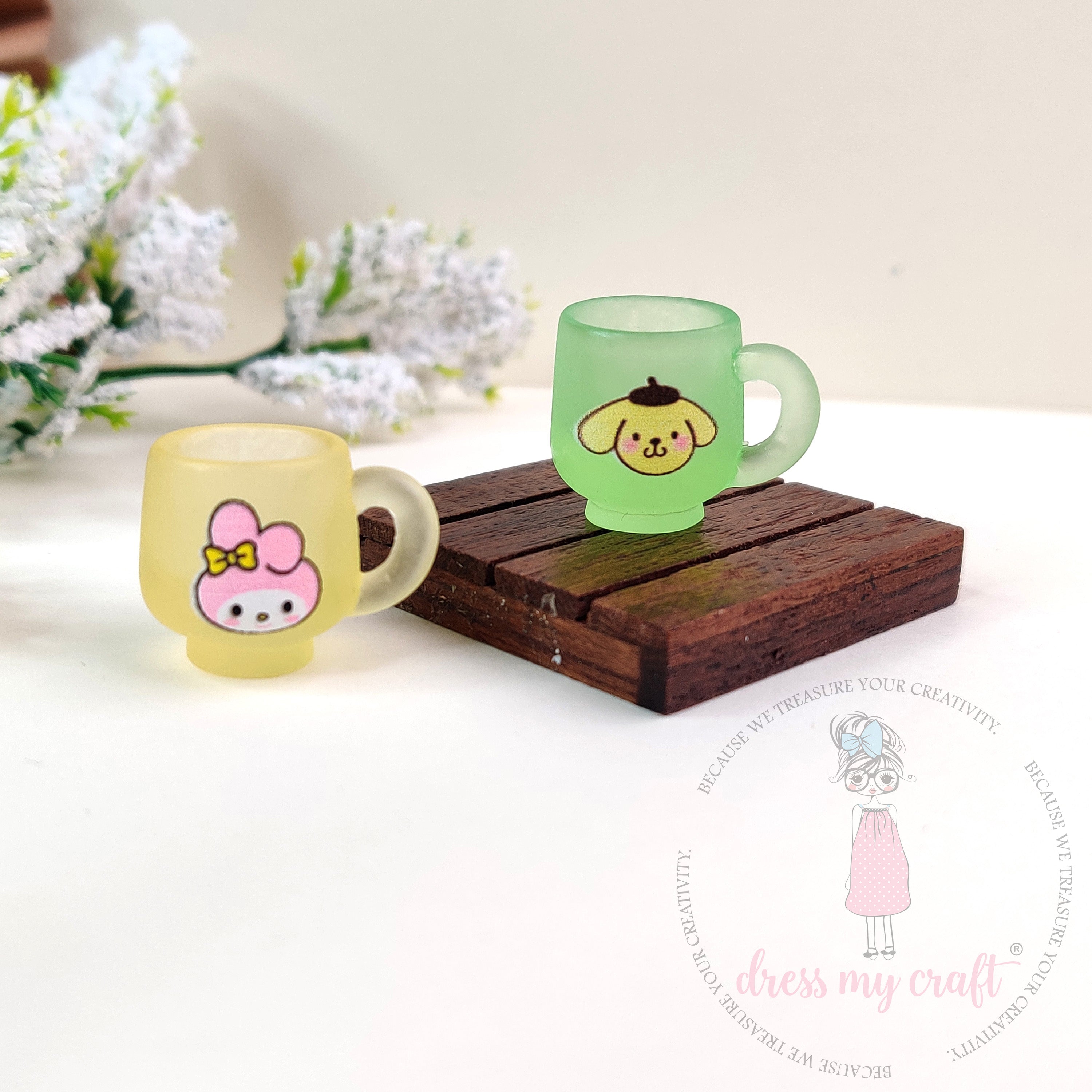 Miniature Glow in the Dark Mugs