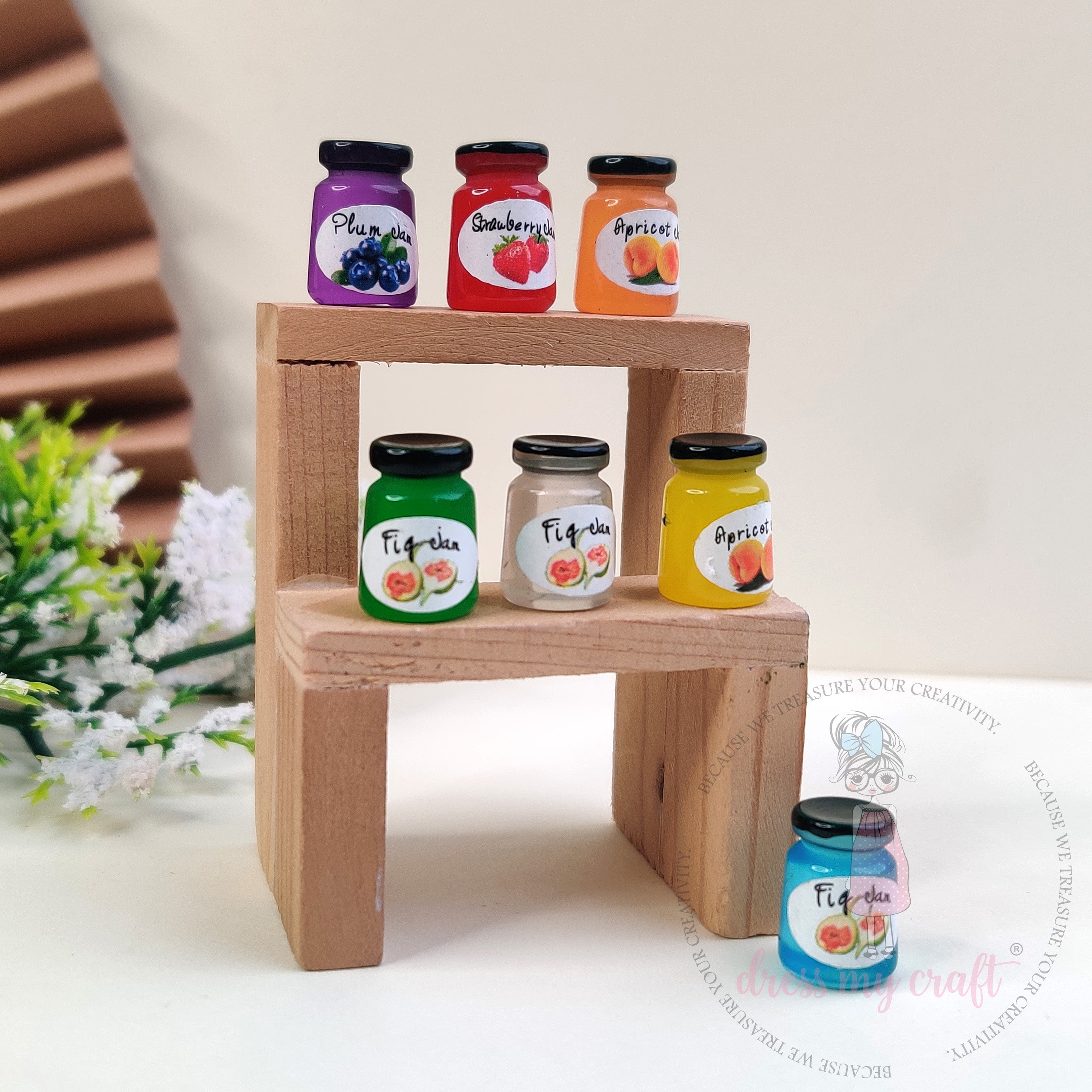 Miniature Jam Jar Set
