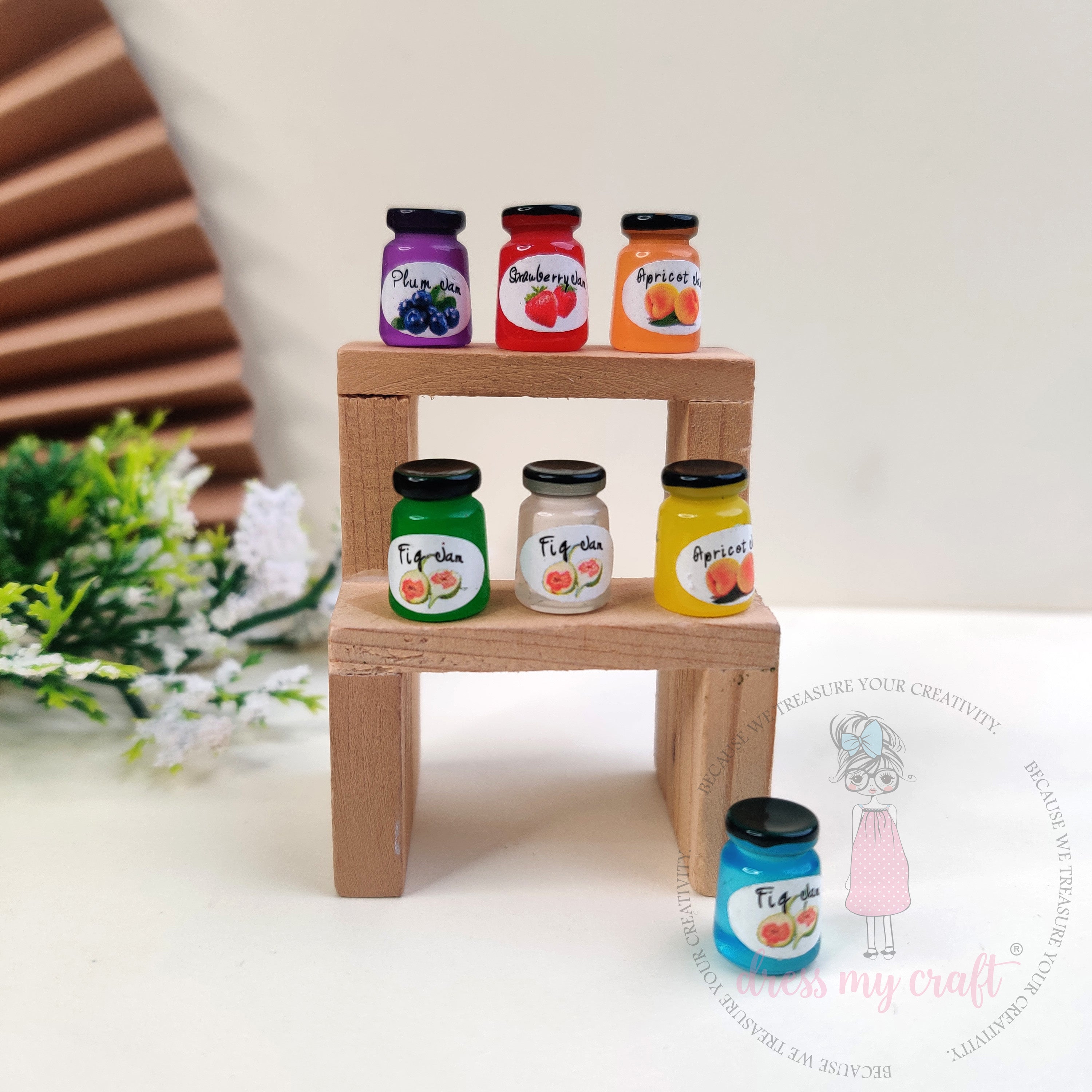 Miniature Jam Jar Set