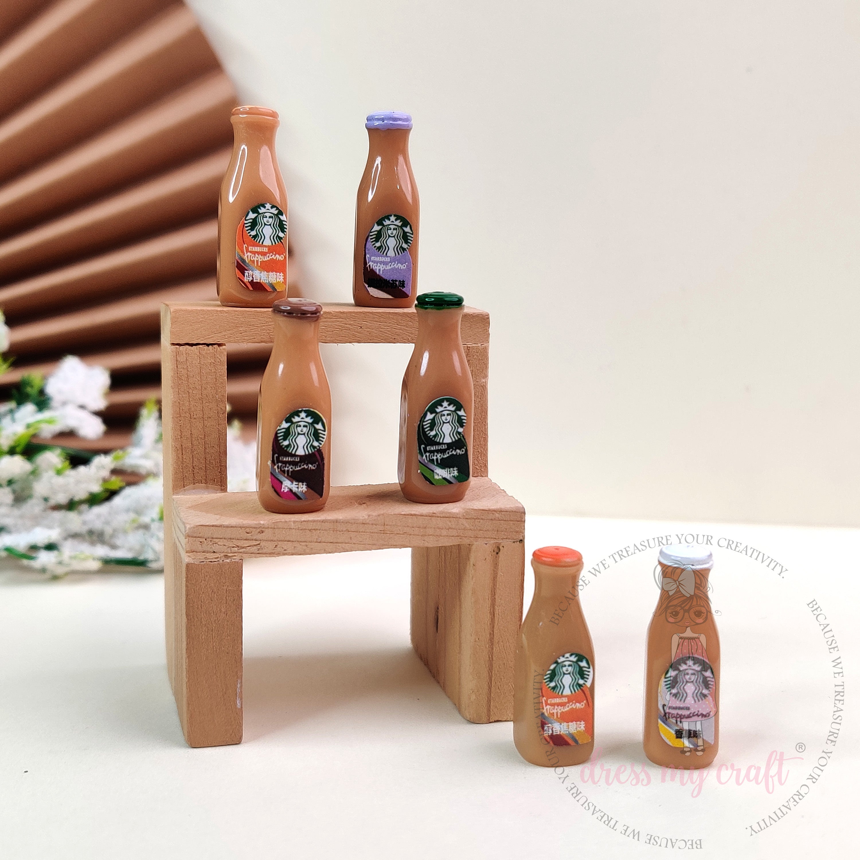 Miniature Mocha Drink Bottles