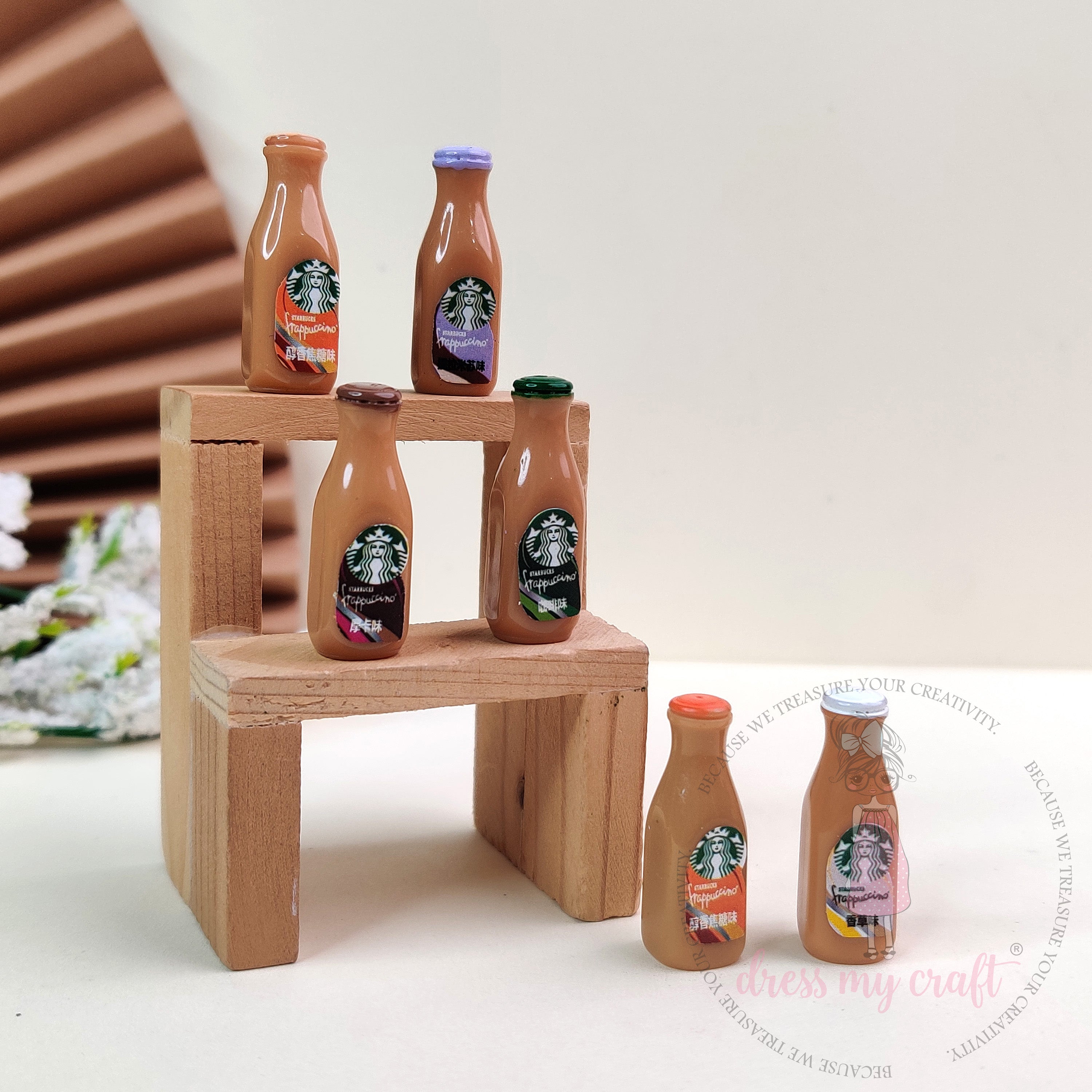 Miniature Mocha Drink Bottles
