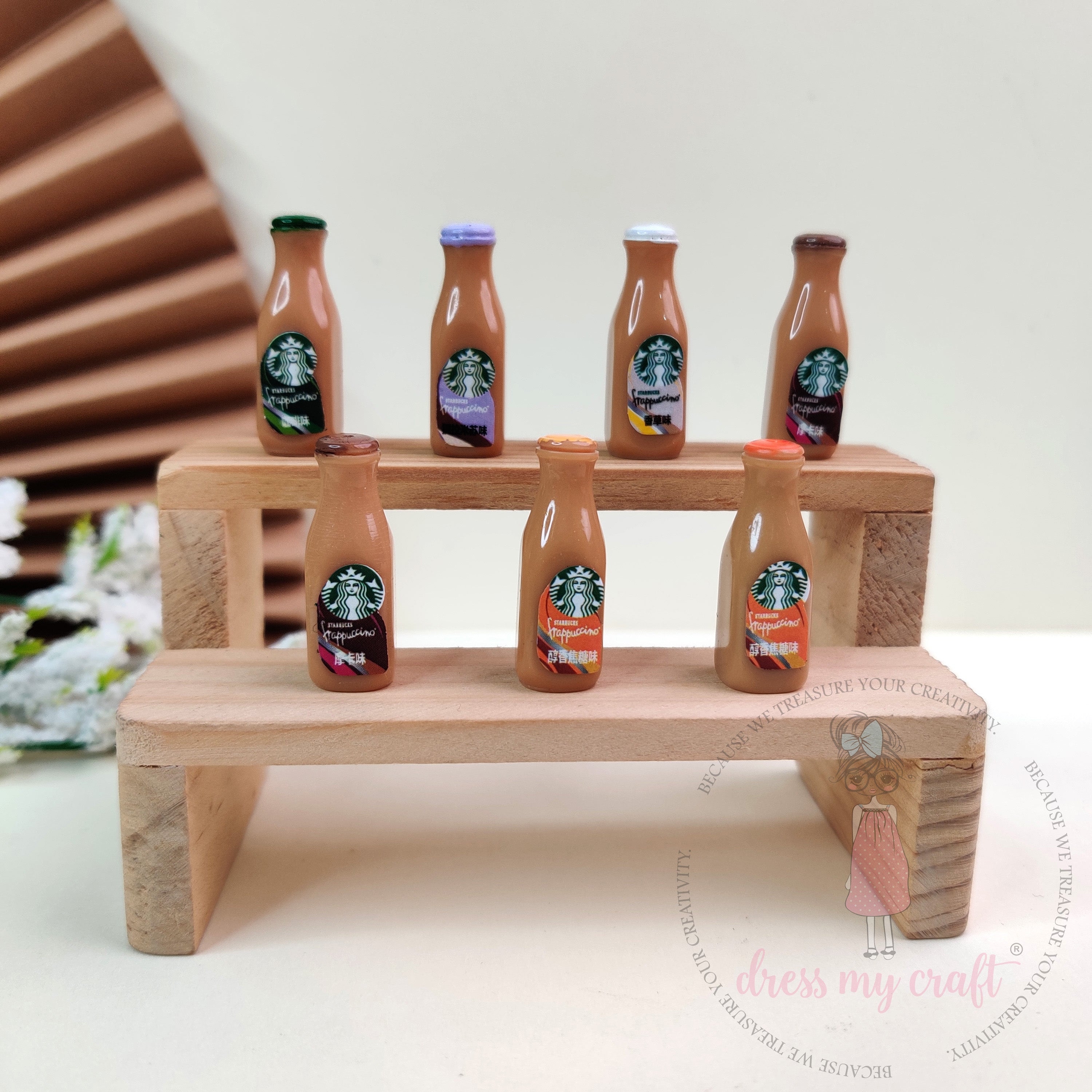 Miniature Mocha Drink Bottles