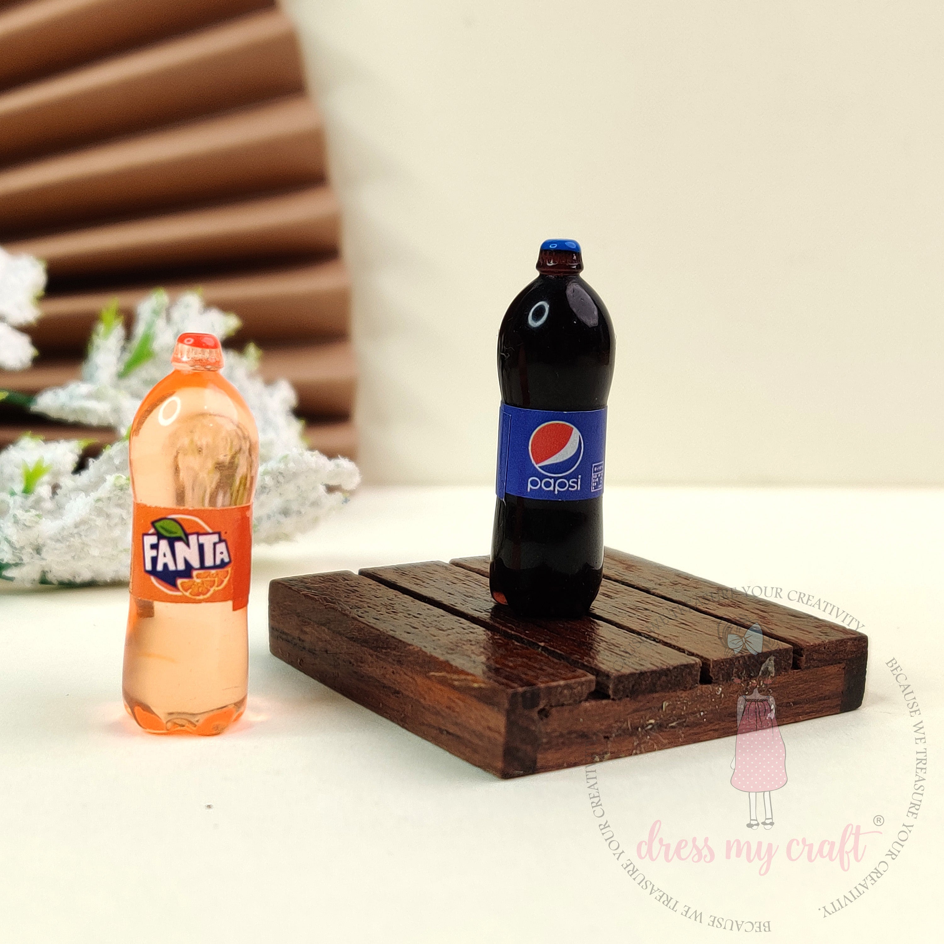 Miniature Soft Drink Bottle Set