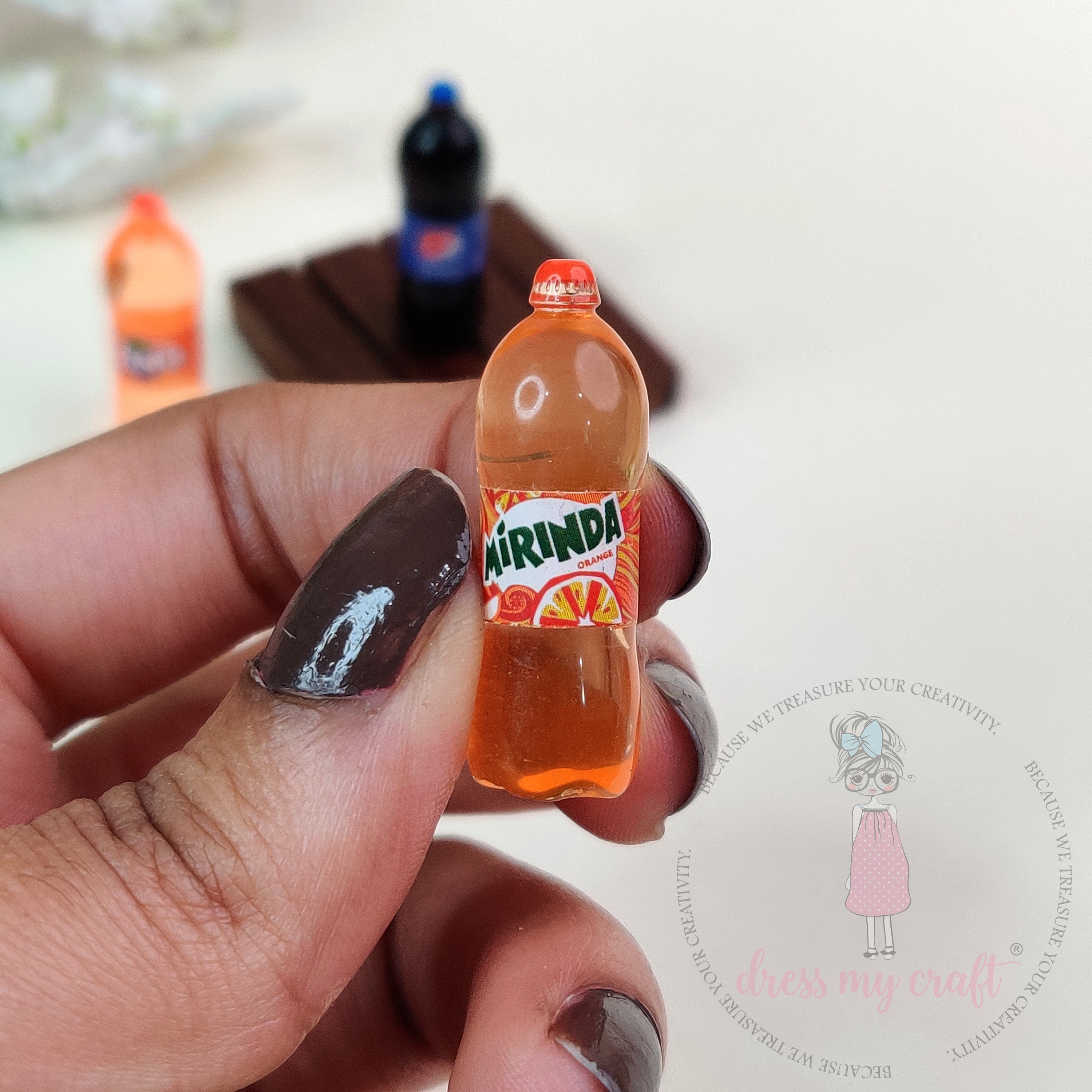 Miniature Soft Drink Bottle Set