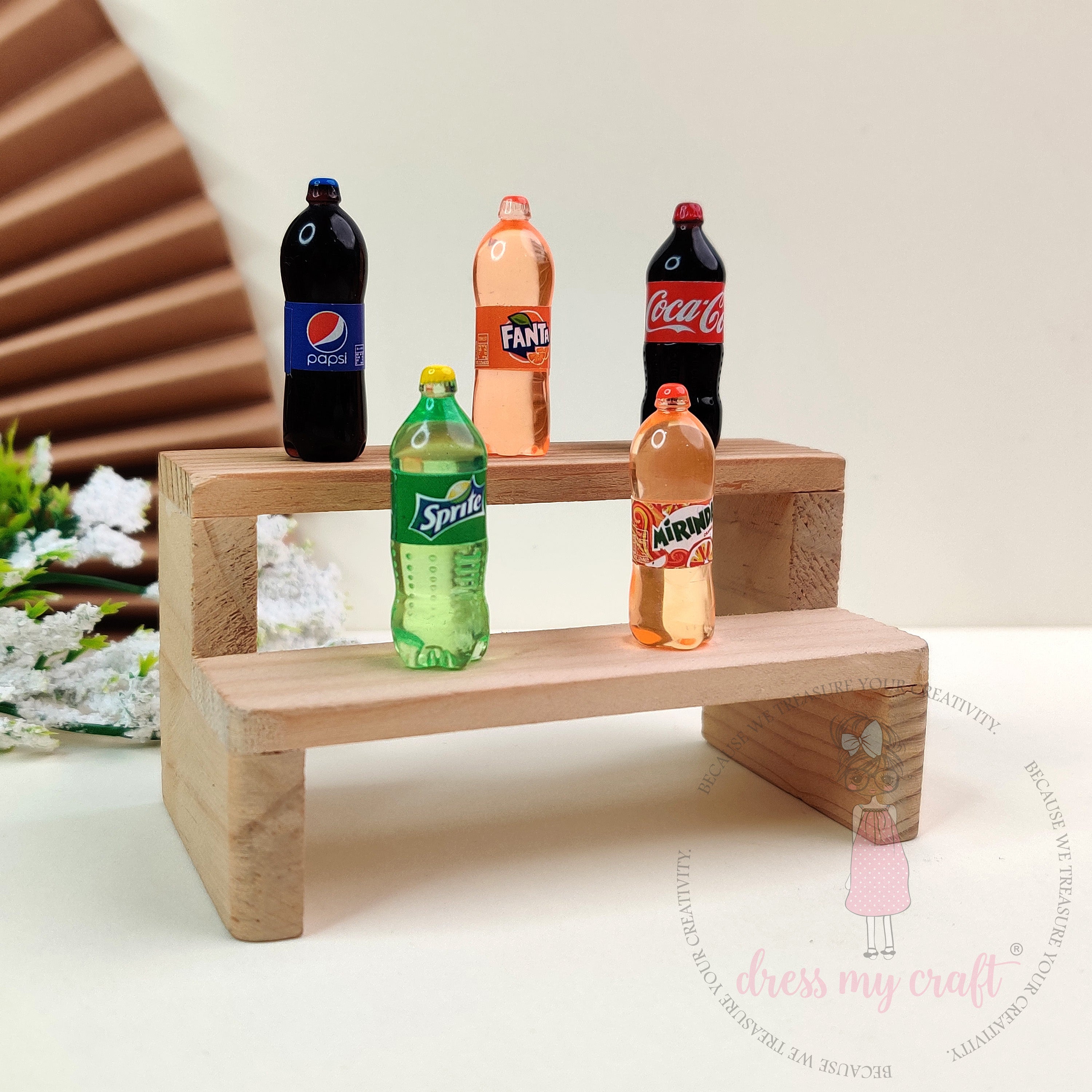 Miniature Soft Drink Bottle Set