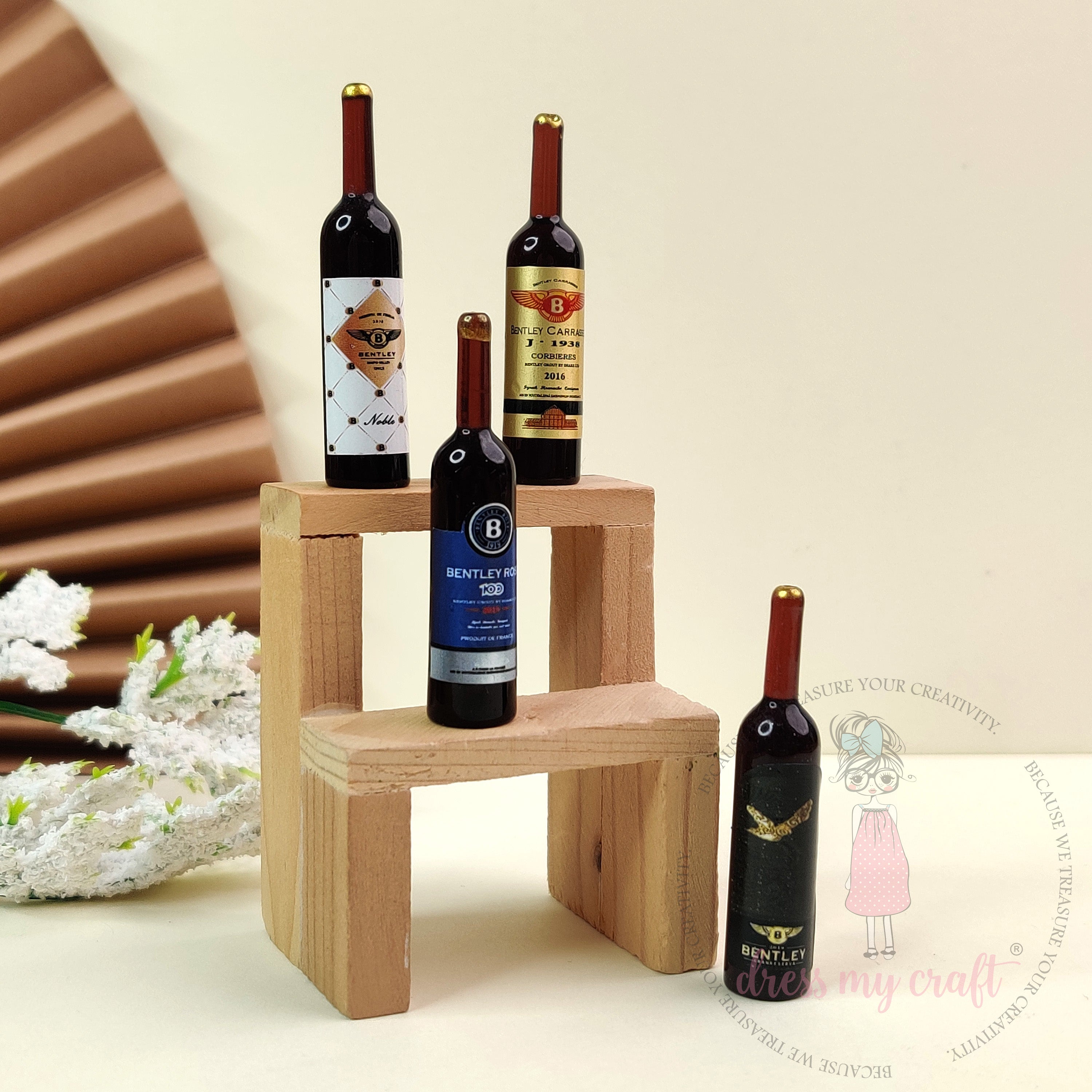Miniature Premium Wine Bottles