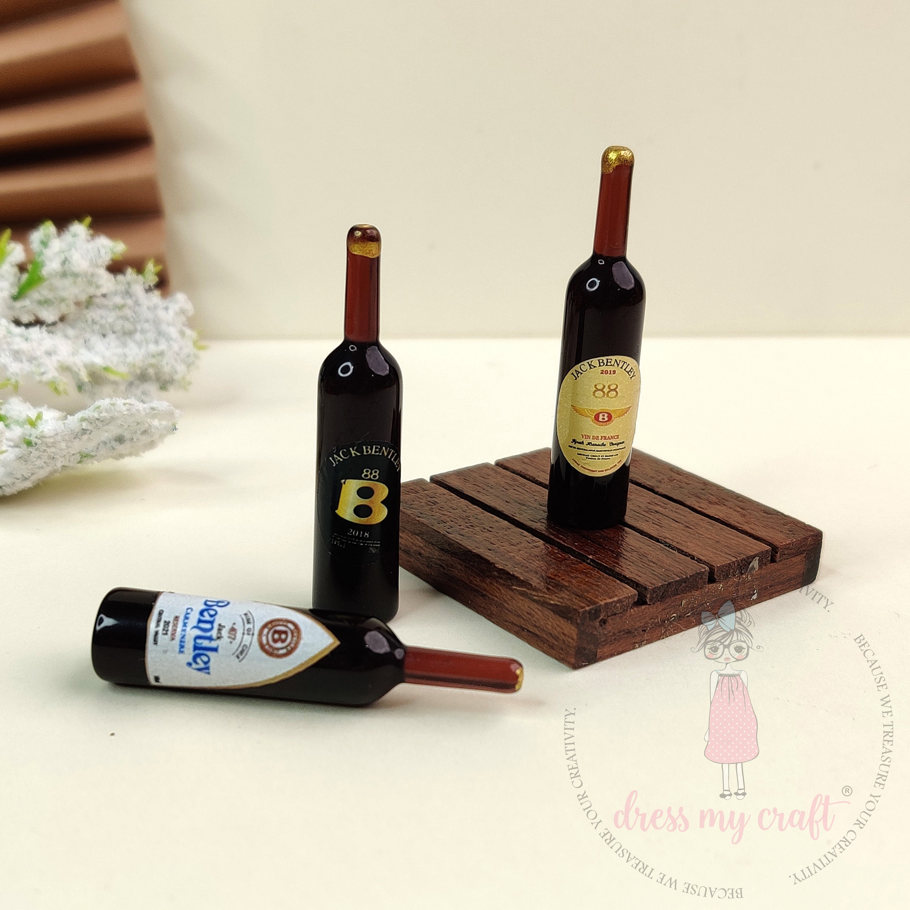 Miniature Premium Wine Bottles