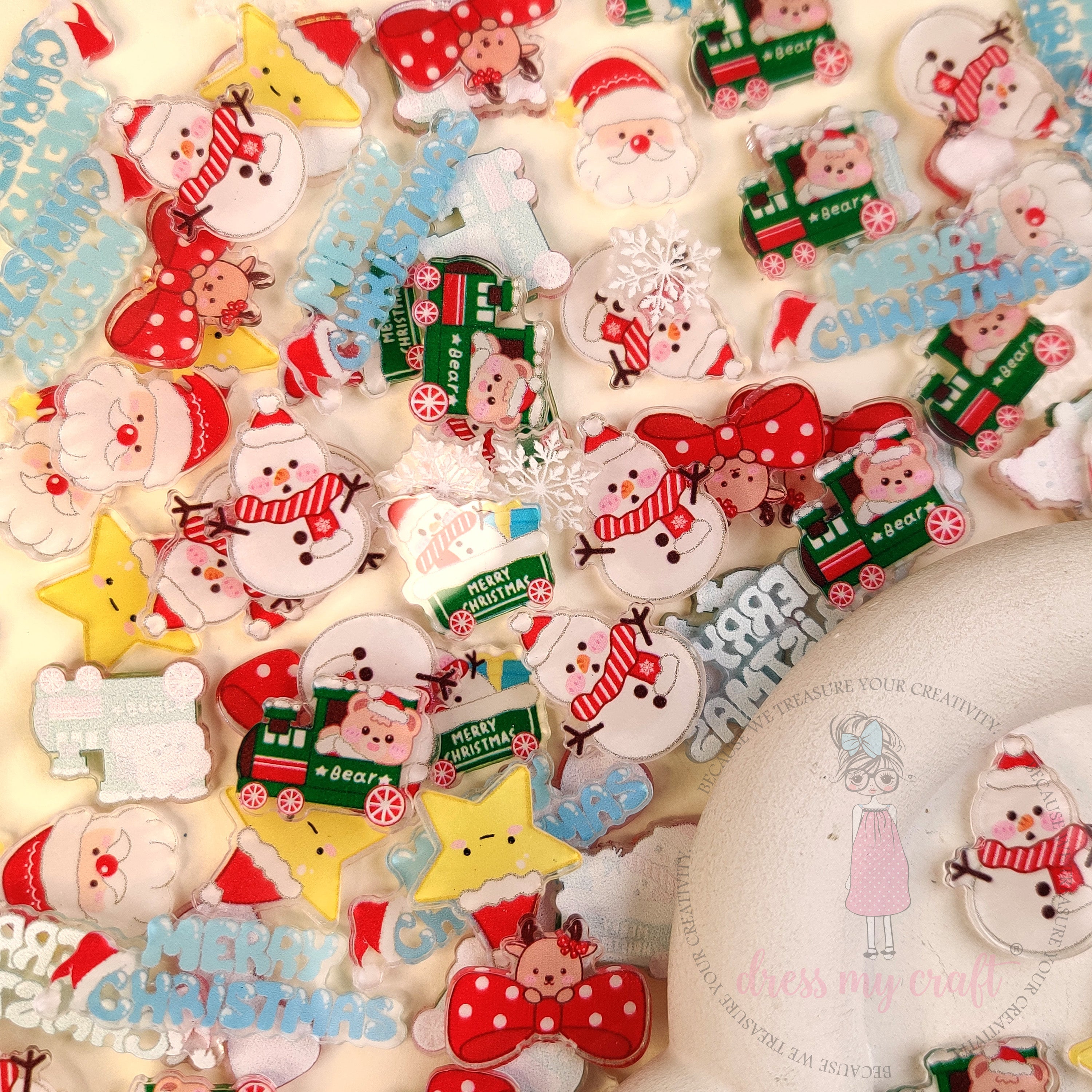 Christmas Kawaii Acrylic Charms