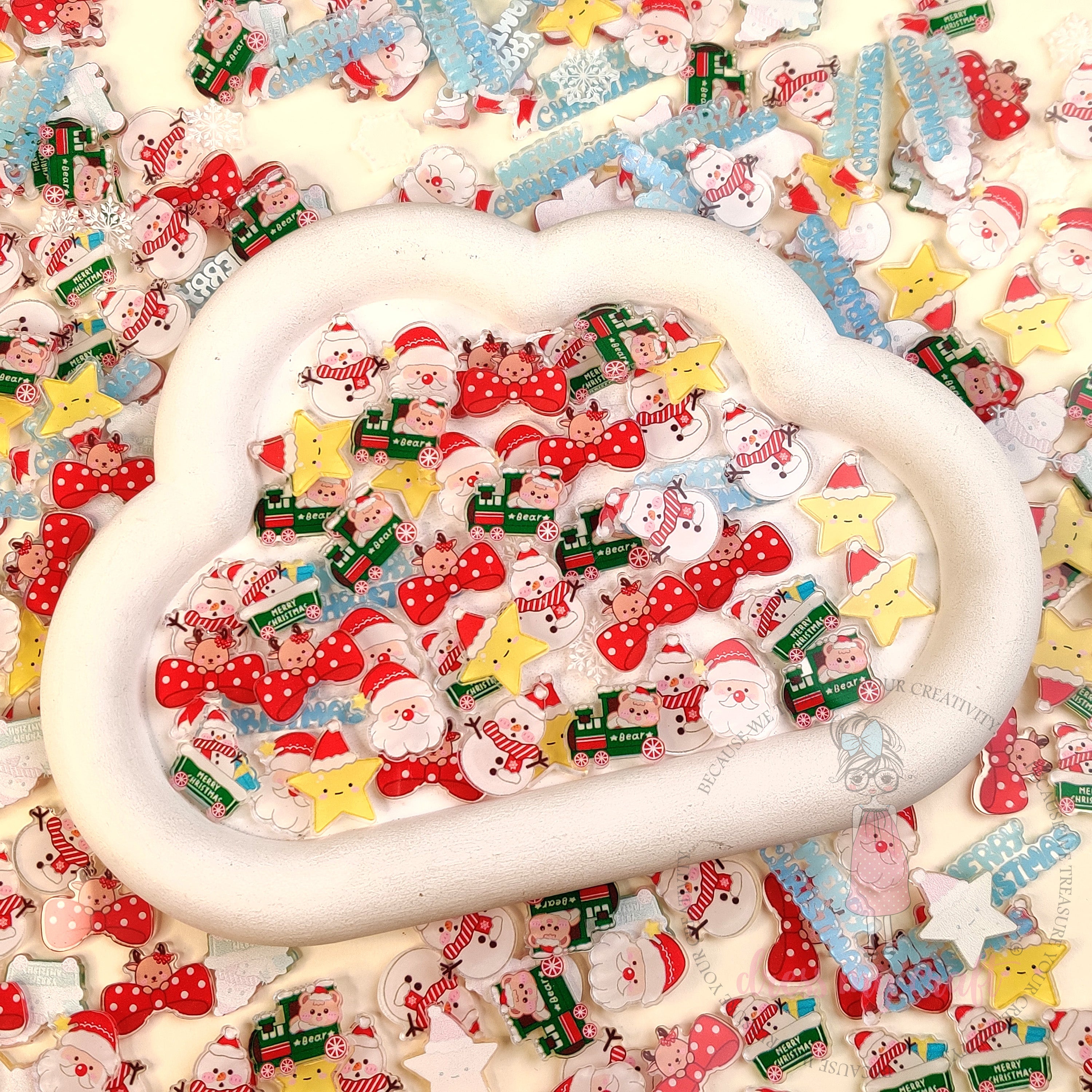 Christmas Kawaii Acrylic Charms