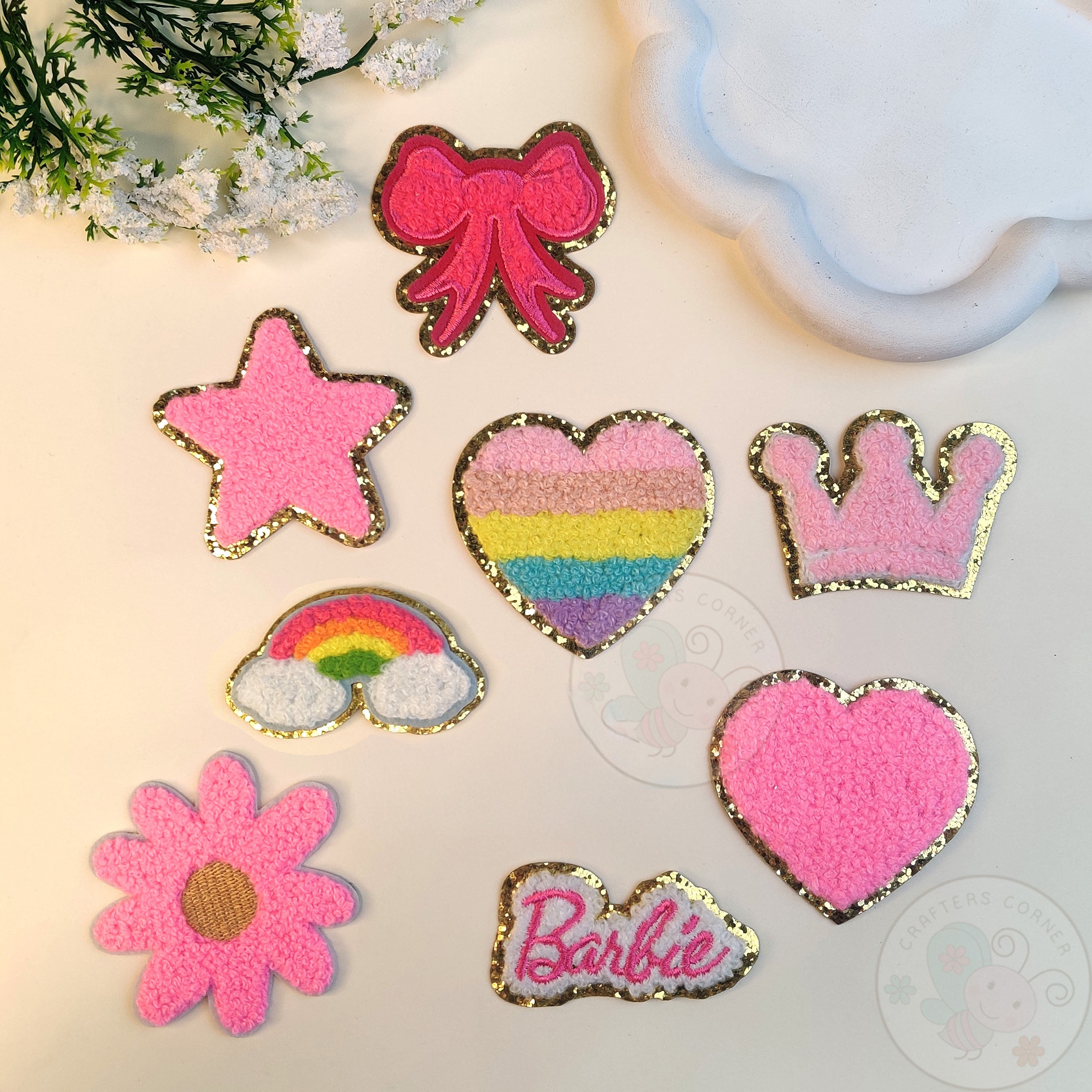 Pastel Plush Patches- Girls