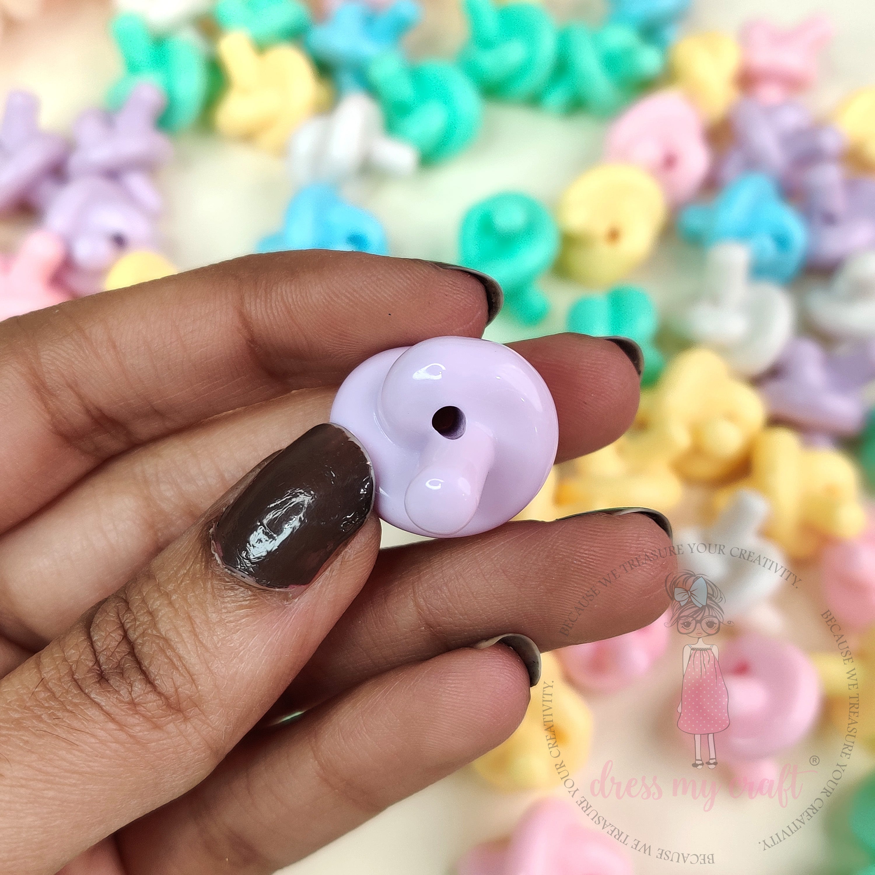 Pastel Twist Knot Beads – Big Size