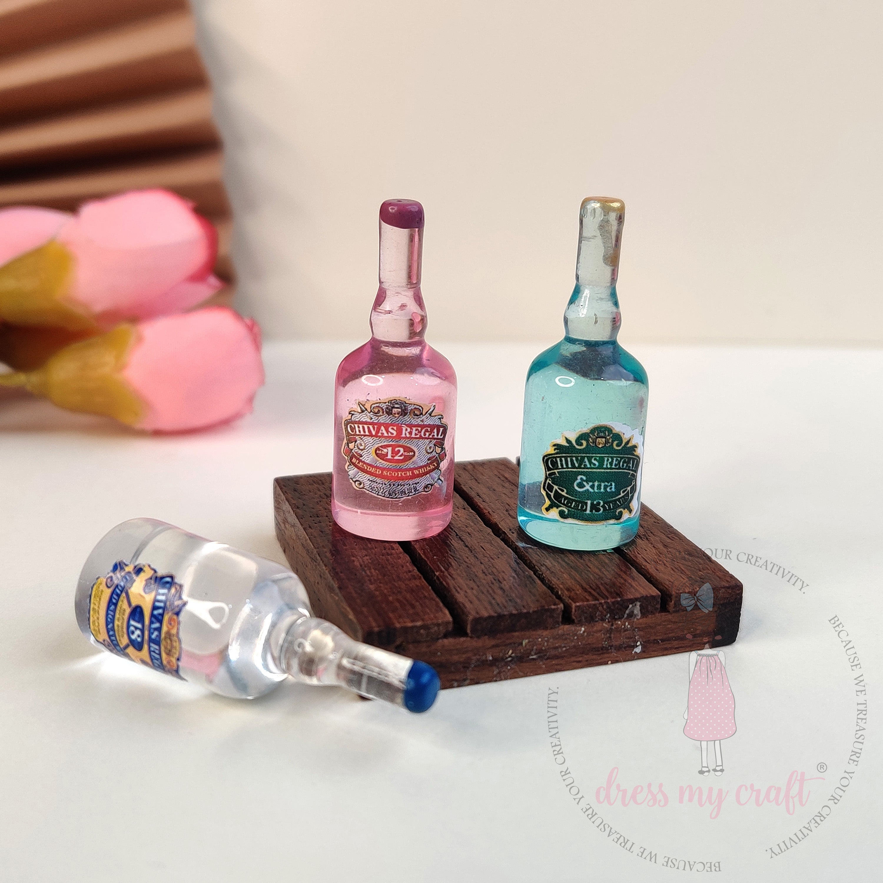 Miniature Classic Whisky Bottles